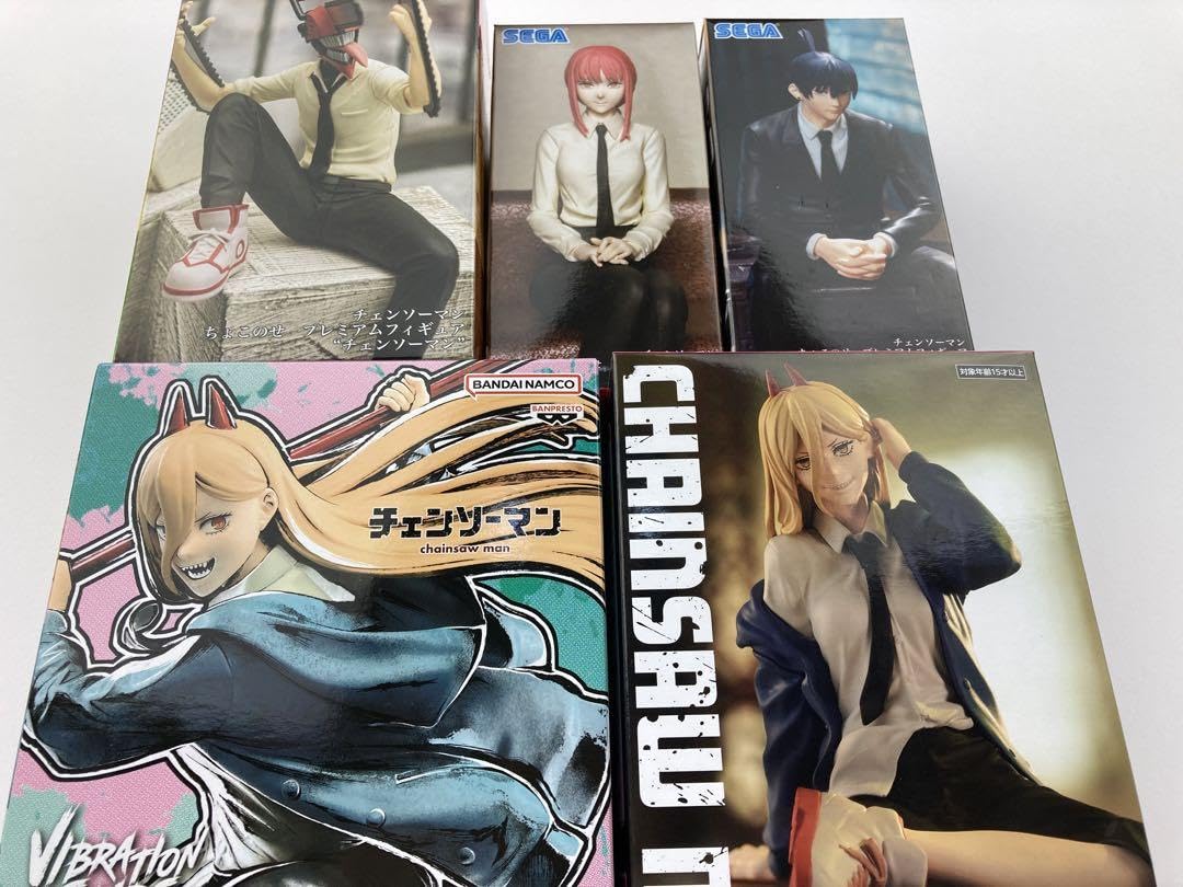 Amazon | チェンソーマン フィギュア5体セット 早川アキ マキマ デンジ