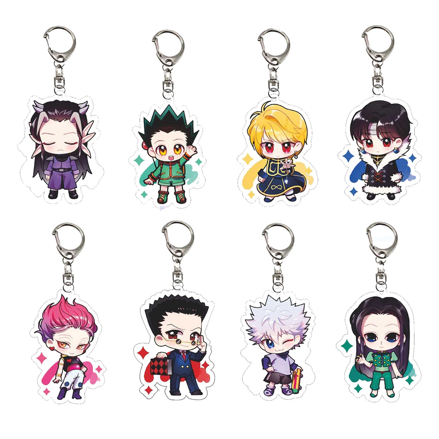 Amazon.co.jp: [OrcoW] ハンターハンター キーホルダー 8個セット ゴン