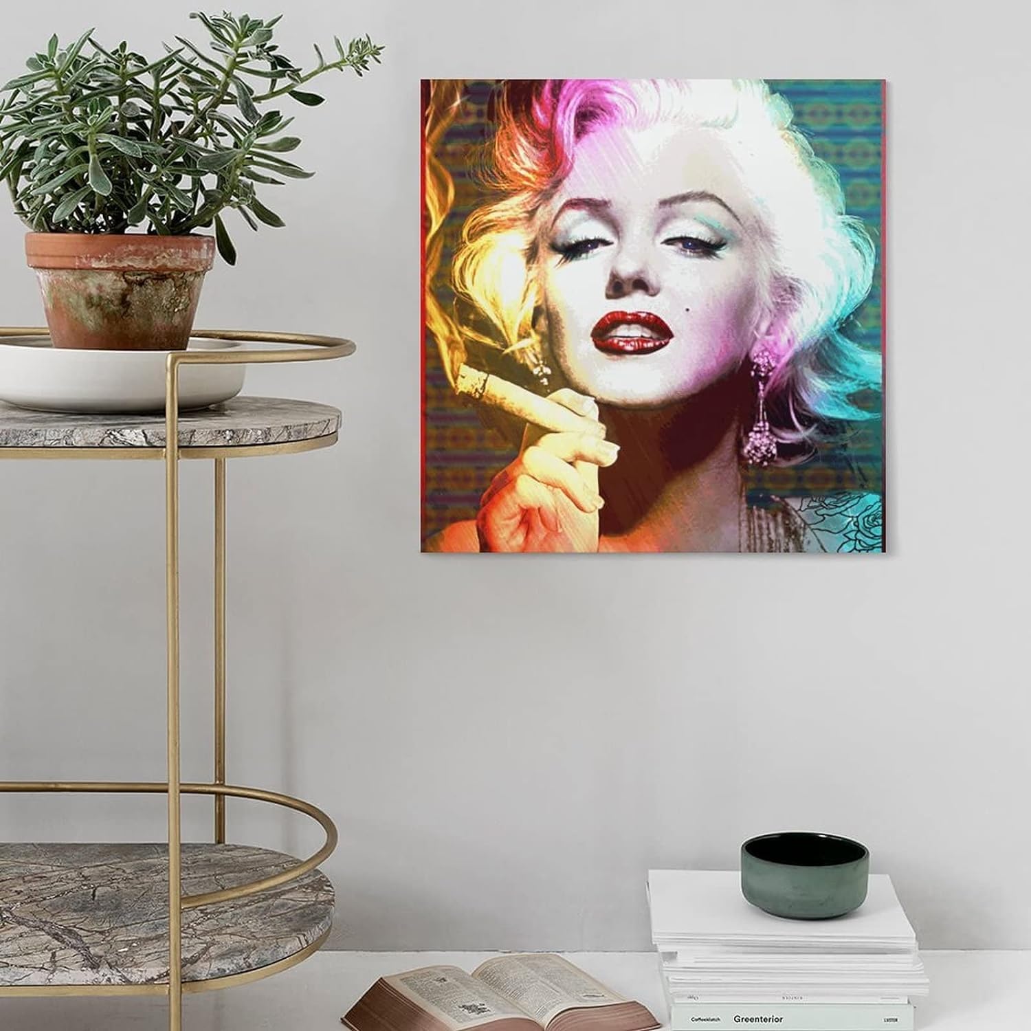 Amazon.co.jp: マリリンモンロー ポスターアートパネル 壁の絵 壁掛け