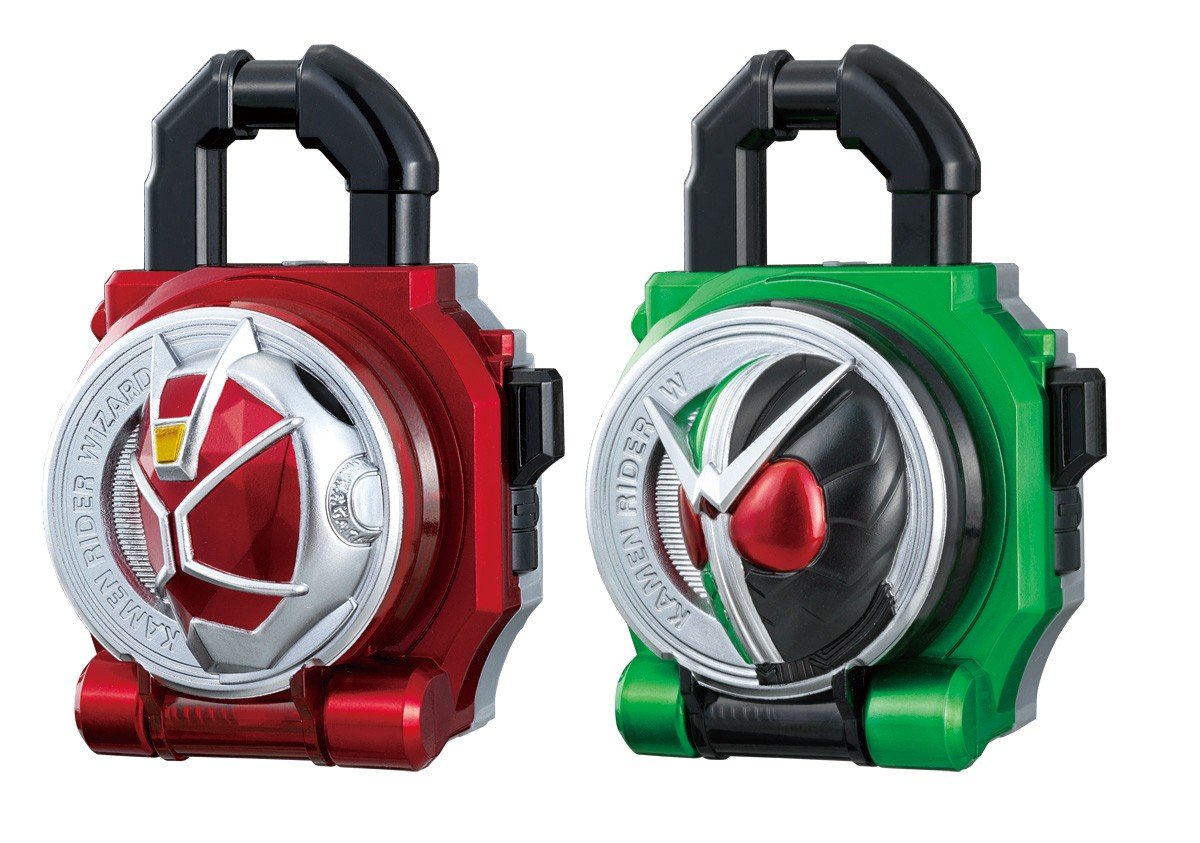 Amazon | 仮面ライダー鎧武 (ガイム) DXウィザード&W (ダブル) ロック