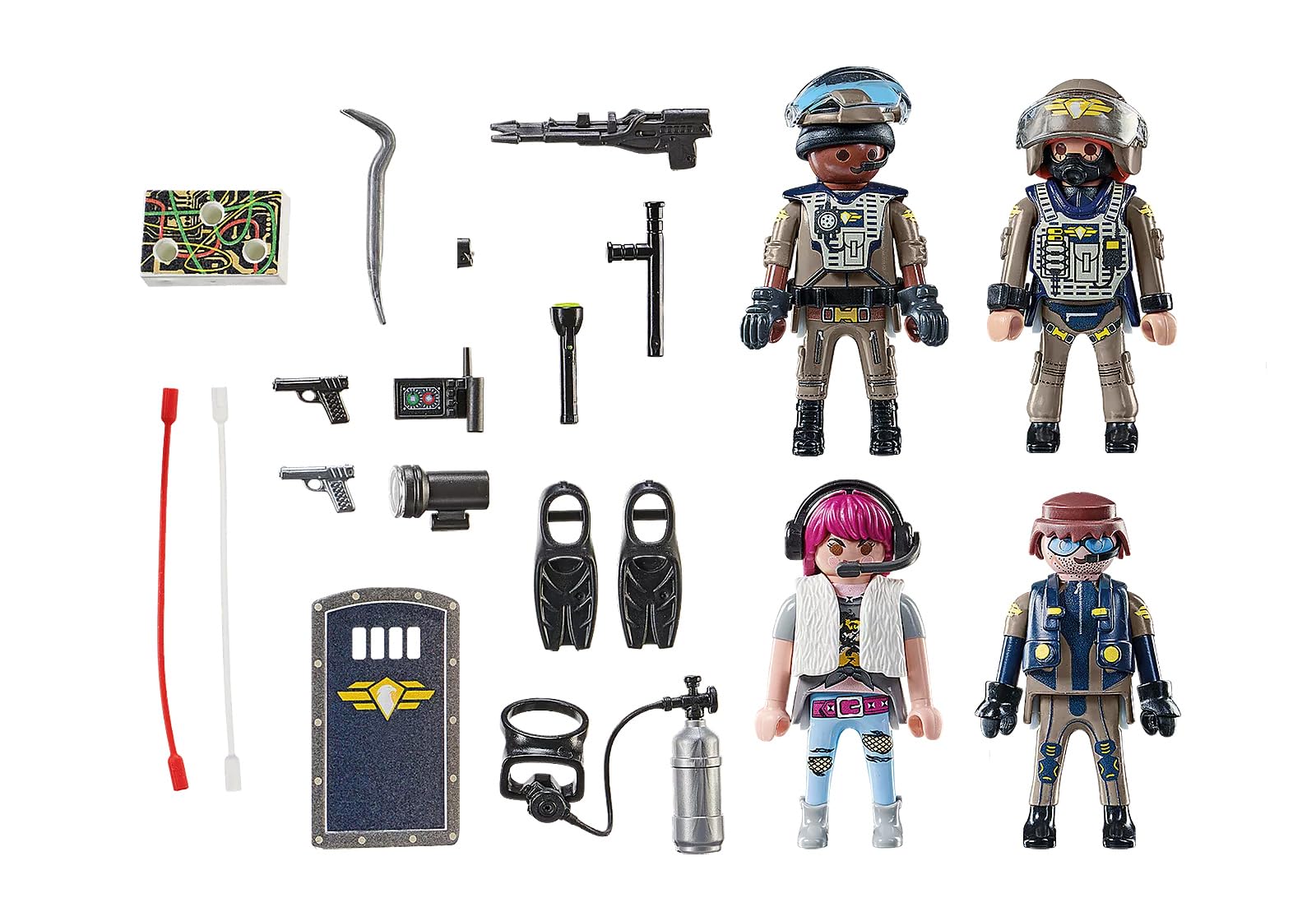 Amazon.co.jp: playmobil(プレイモービル) 特殊部隊 フィギュアセット