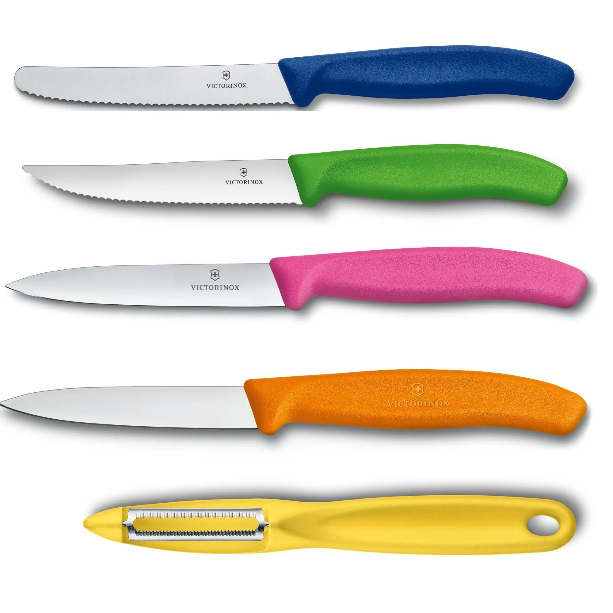 Amazon.com: Victorinox Block Utility in White 7 Pcs, Steel, Multi