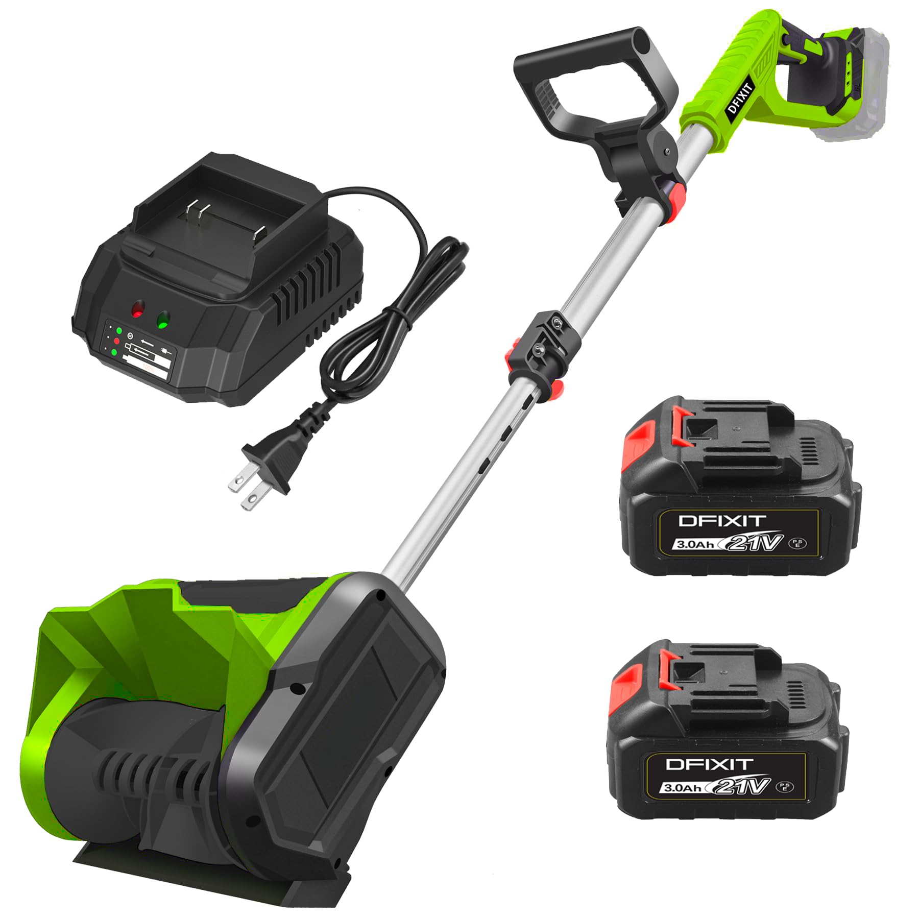 Amazon.co.jp: DFIXIT 電動除雪機 家庭用 充電式 除雪機 素早い除雪