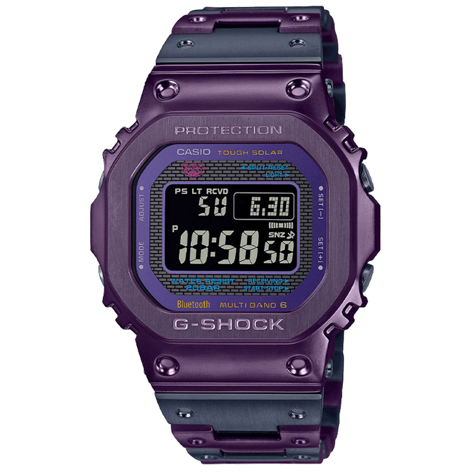 G-Shock by Casio Men's GMWB5000P-B6 Digital Watch Purple : Amazon