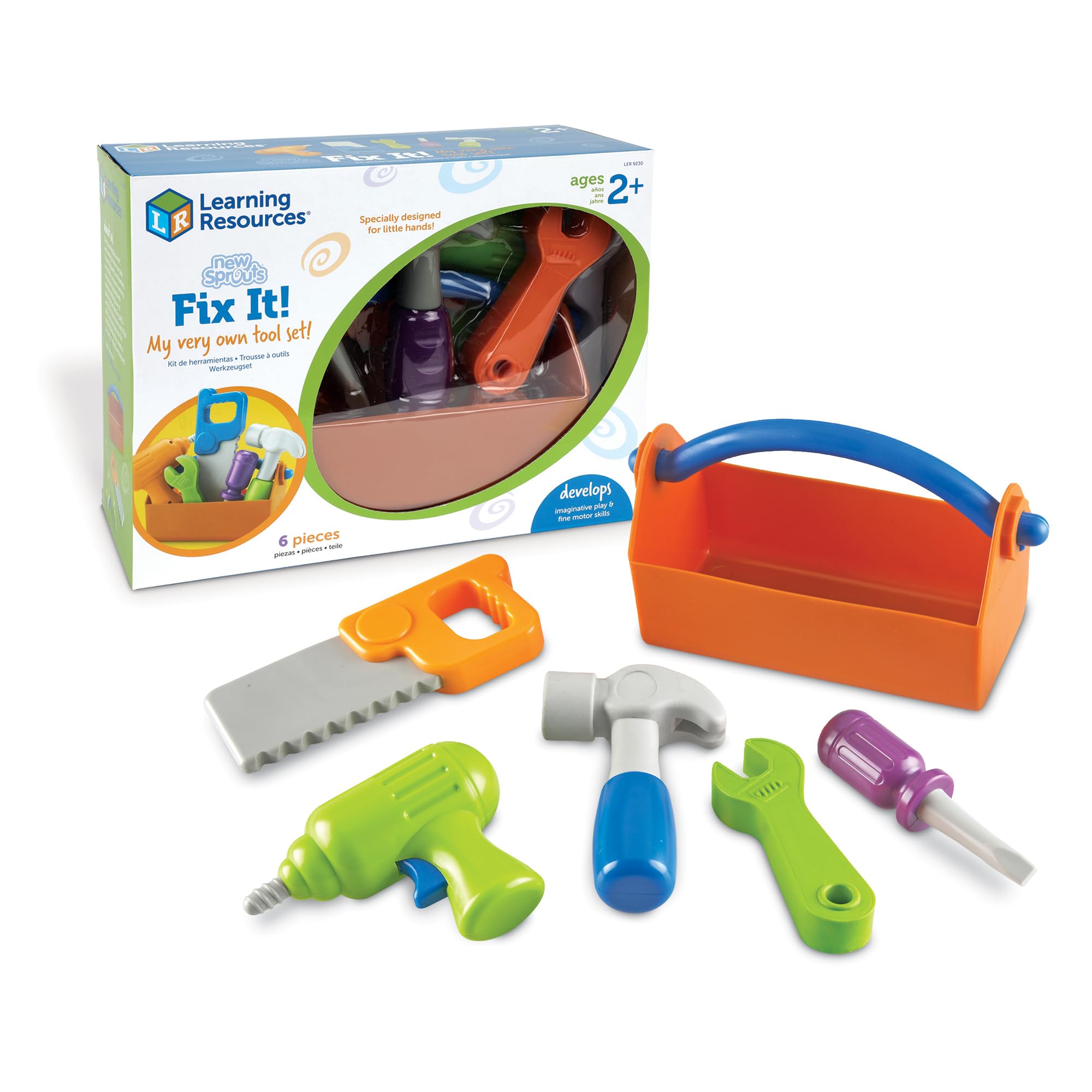 Learning Resources New Sprouts Fix It! My Very Own Tool Set - 6