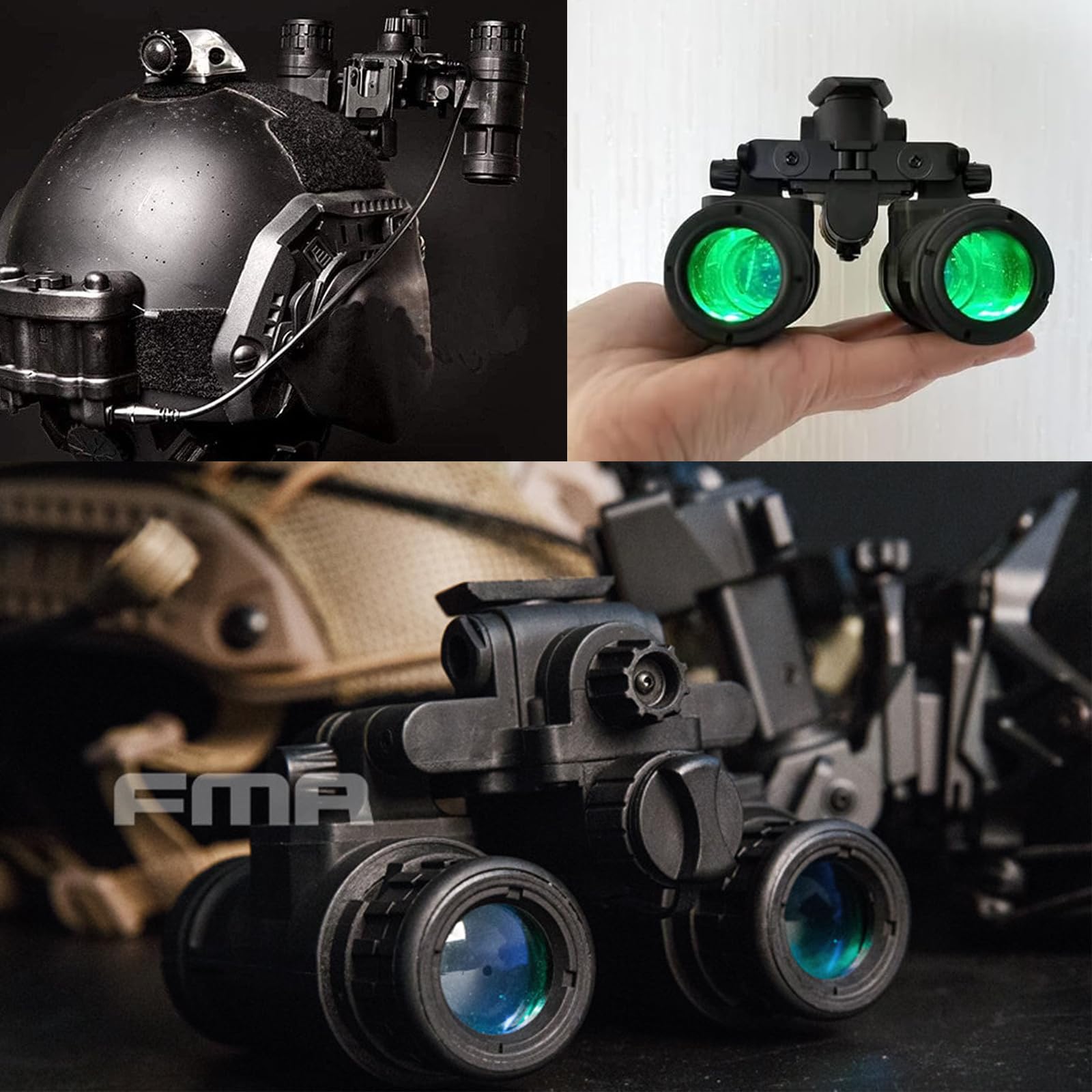 Amazon.co.jp: fma戦術airsoftグリーンライトan / pvs31ヘルメット