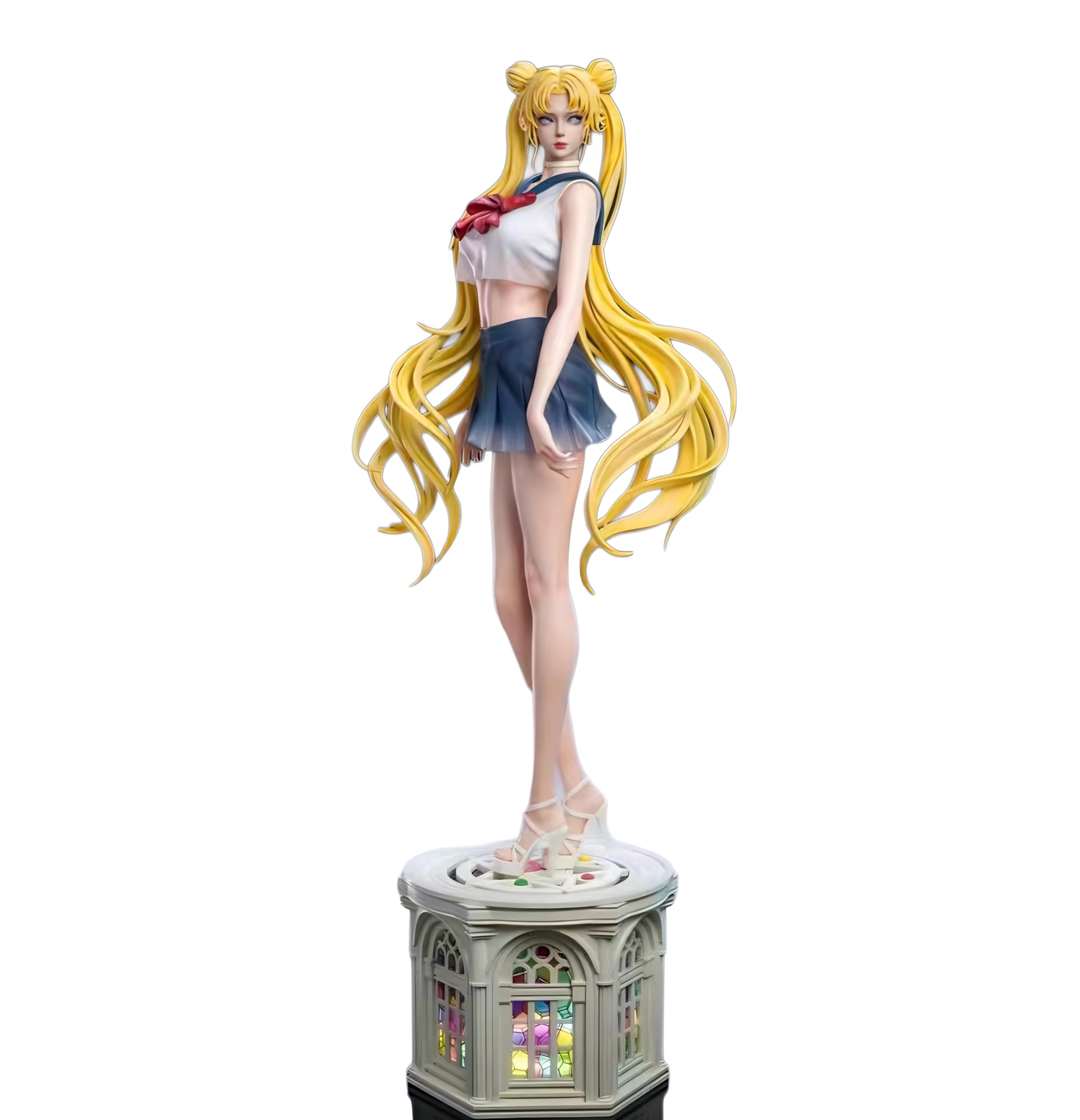 Amazon.co.jp: 美少女COSガールフィギュアガレージキットシーンの台座