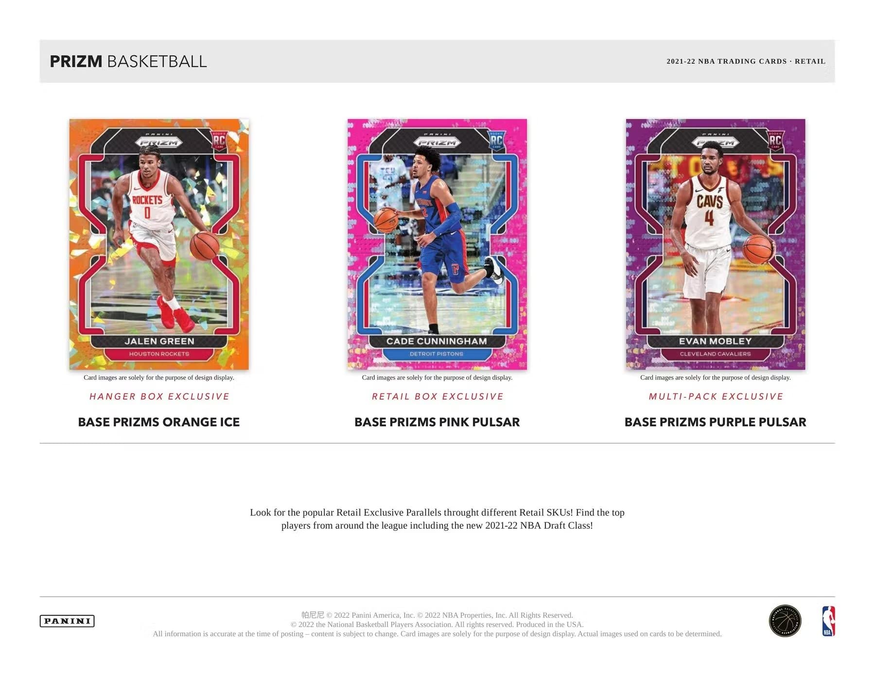 Amazon.co.jp: NBA 2021-22 Panini Prizm Basketball Card Blaster Box