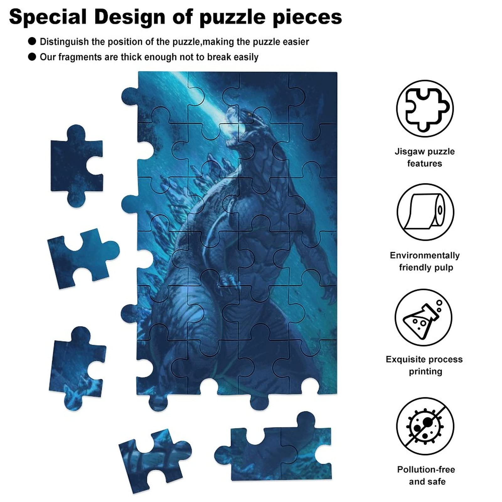 Amazon.co.jp: ゴジラ パズル ジグソーパズル 1000ピース（53×78cm