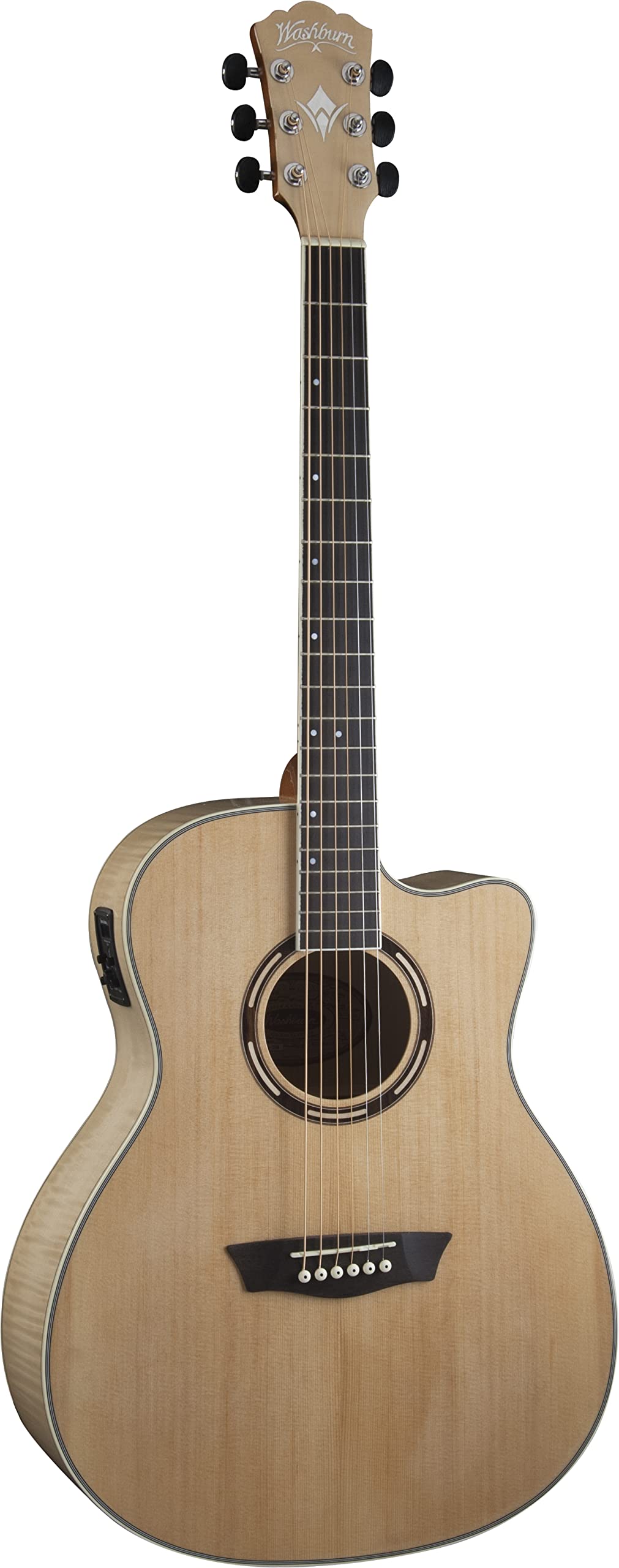 Amazon.com: Washburn Apprentice AG40CE with Case, Acoustic