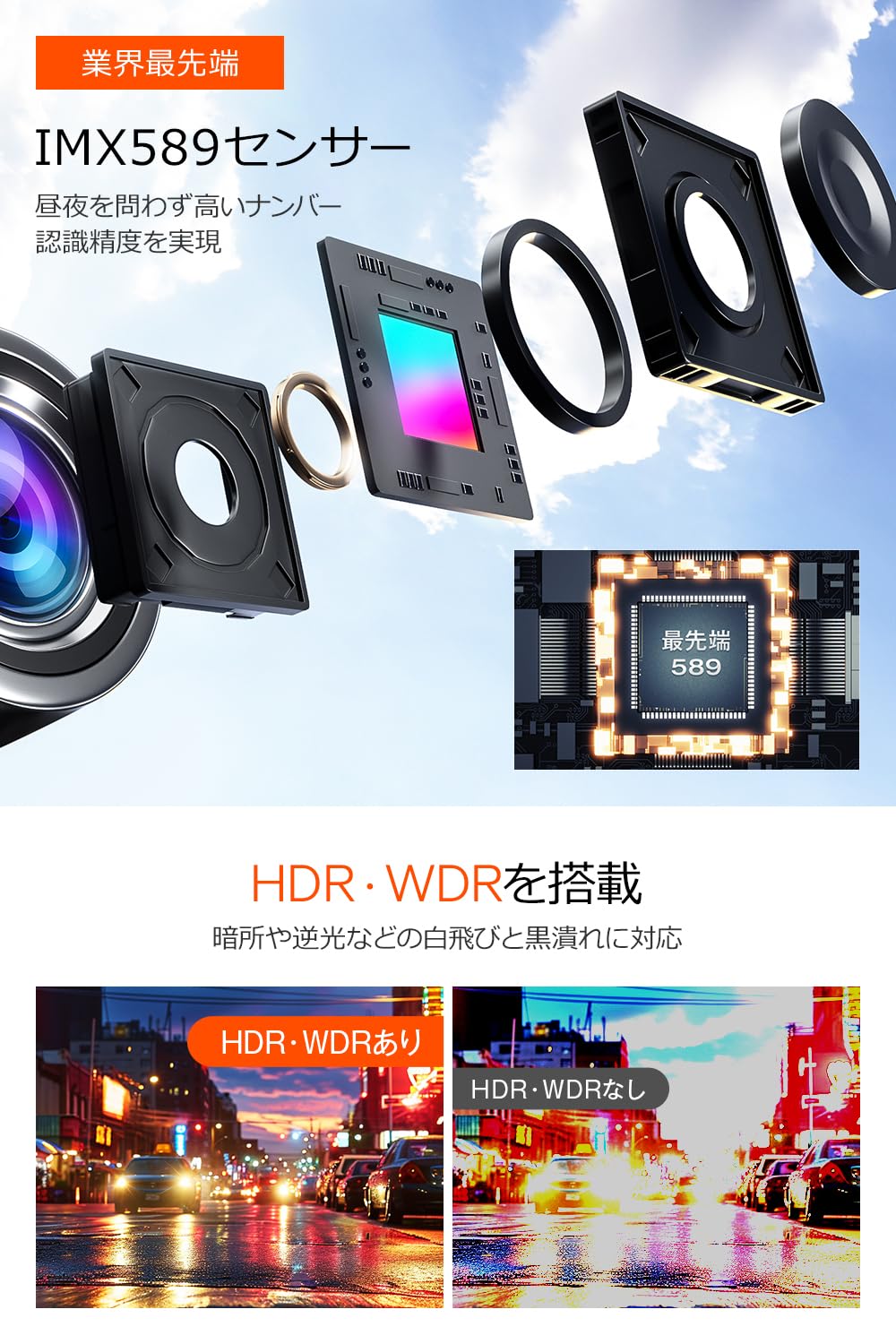 Amazon.co.jp: ドライブレコーダー ミラー型 4K高画质 【2025革新型&12