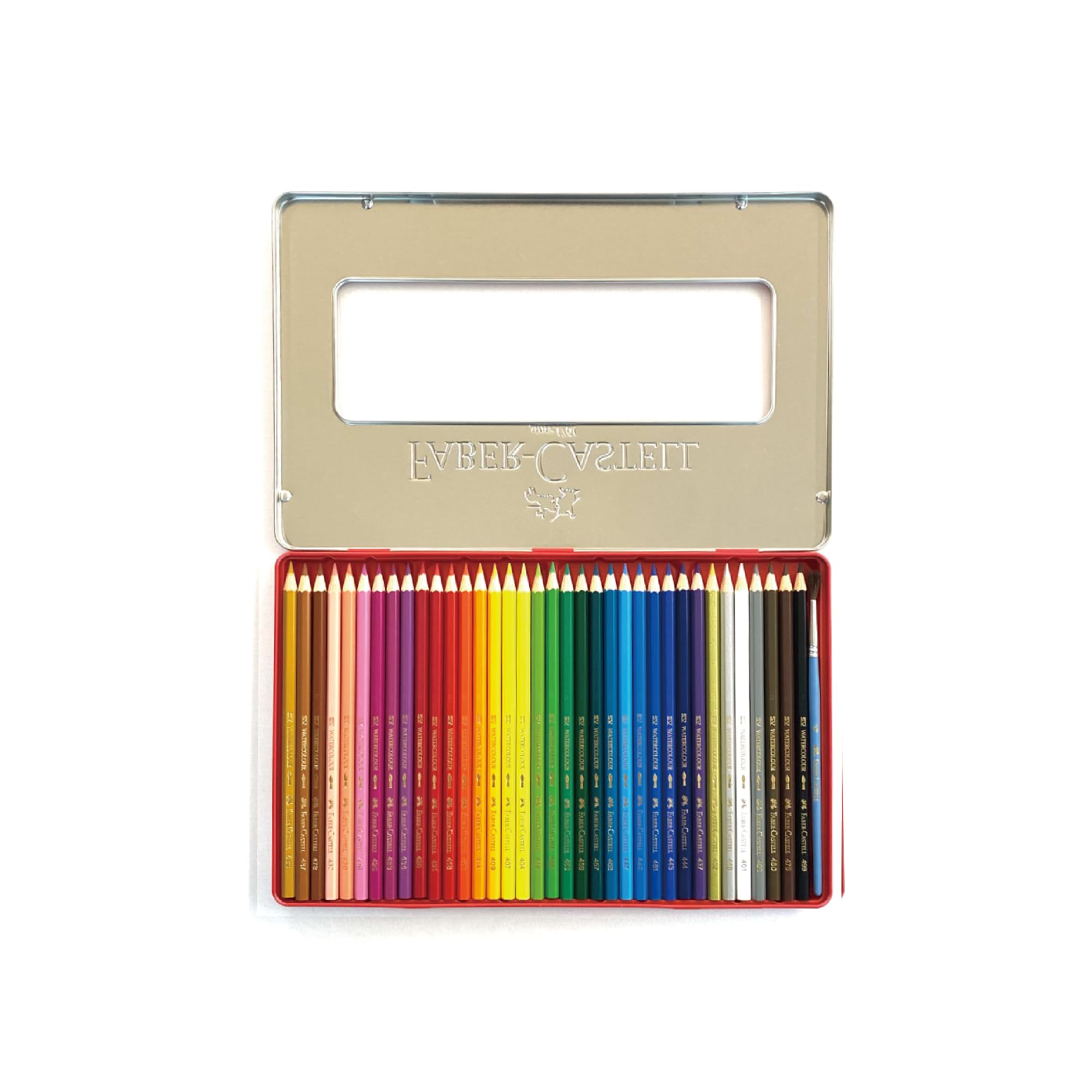 Amazon | ファーバーカステル 水彩色鉛筆 平缶 36色セット TFC-WCP/36C