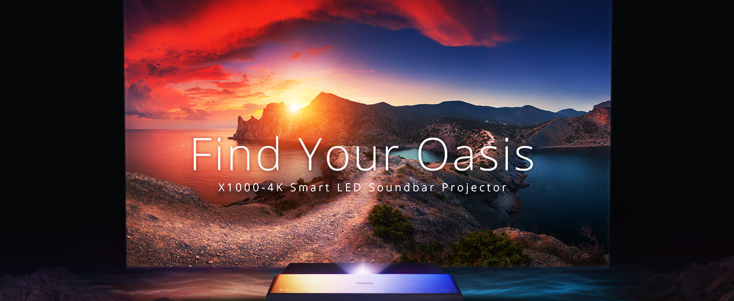 Amazon.co.jp: ViewSonic X1000-4K+ 超短焦点 LEDホームプロジェクター