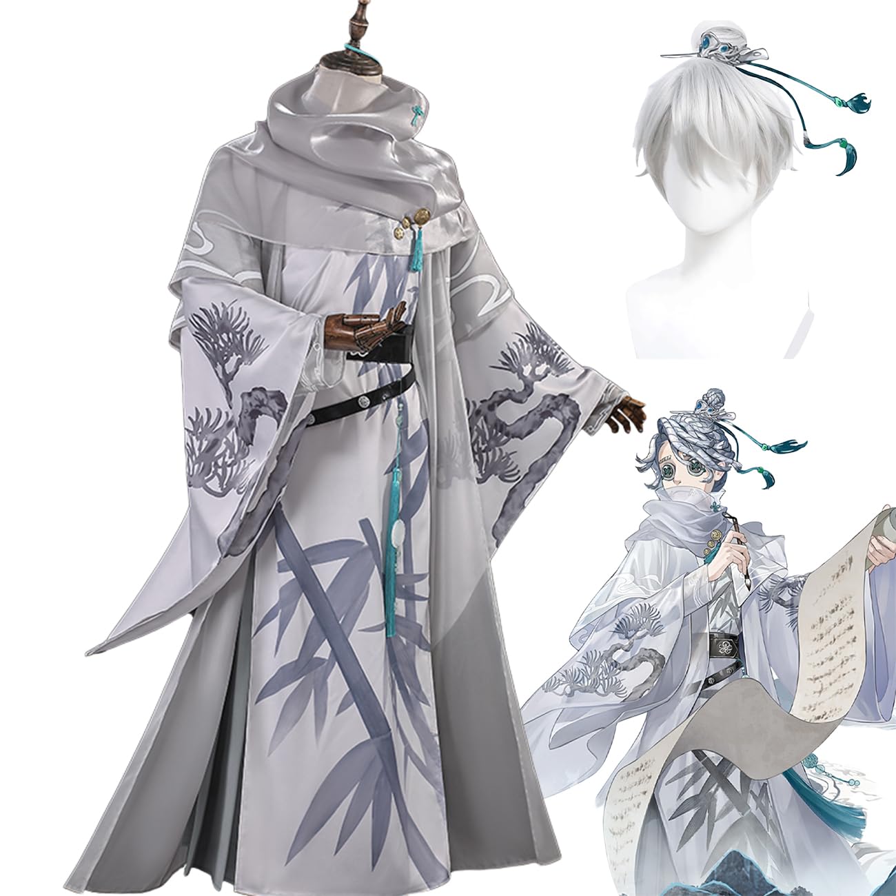 Amazon.co.jp: [HAOJEE]アイデンティティV 第5人格 納棺師コスプレ衣装