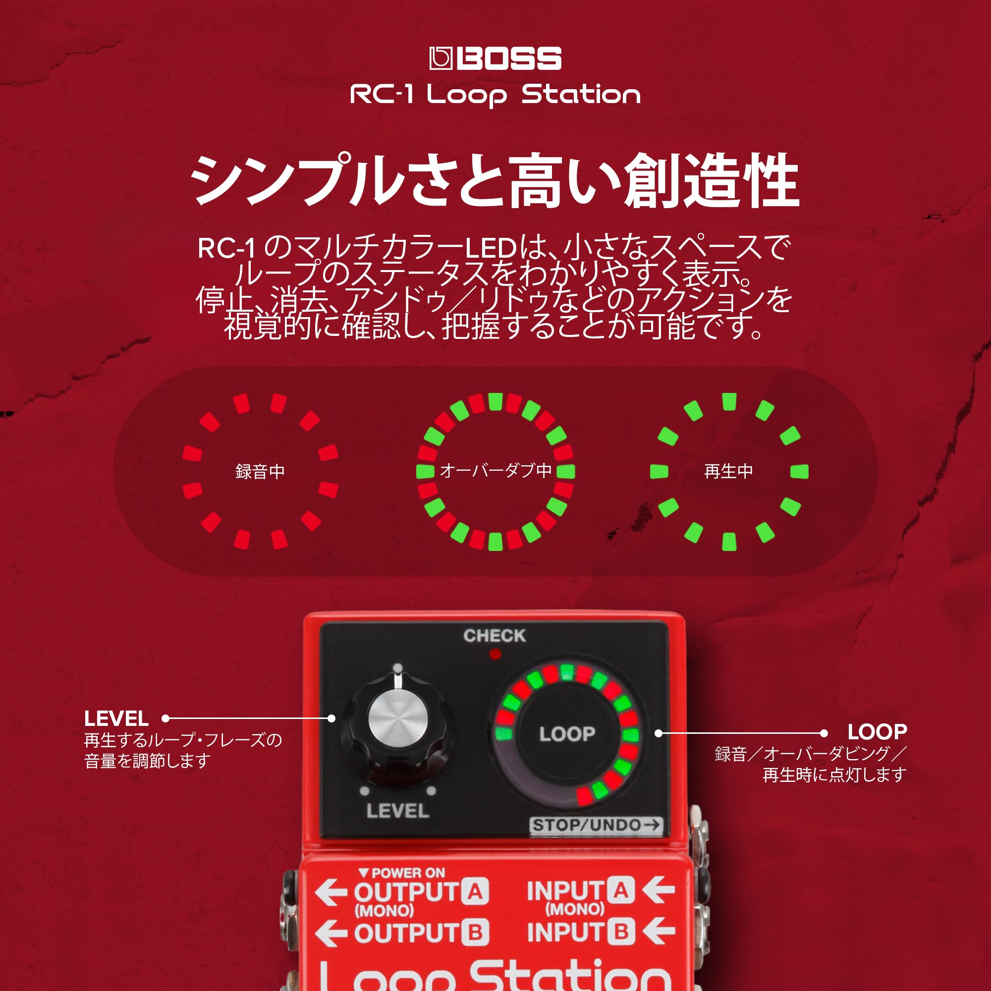 Amazon | BOSS ボス ループステーション RC-1 ルーパー コンパクト