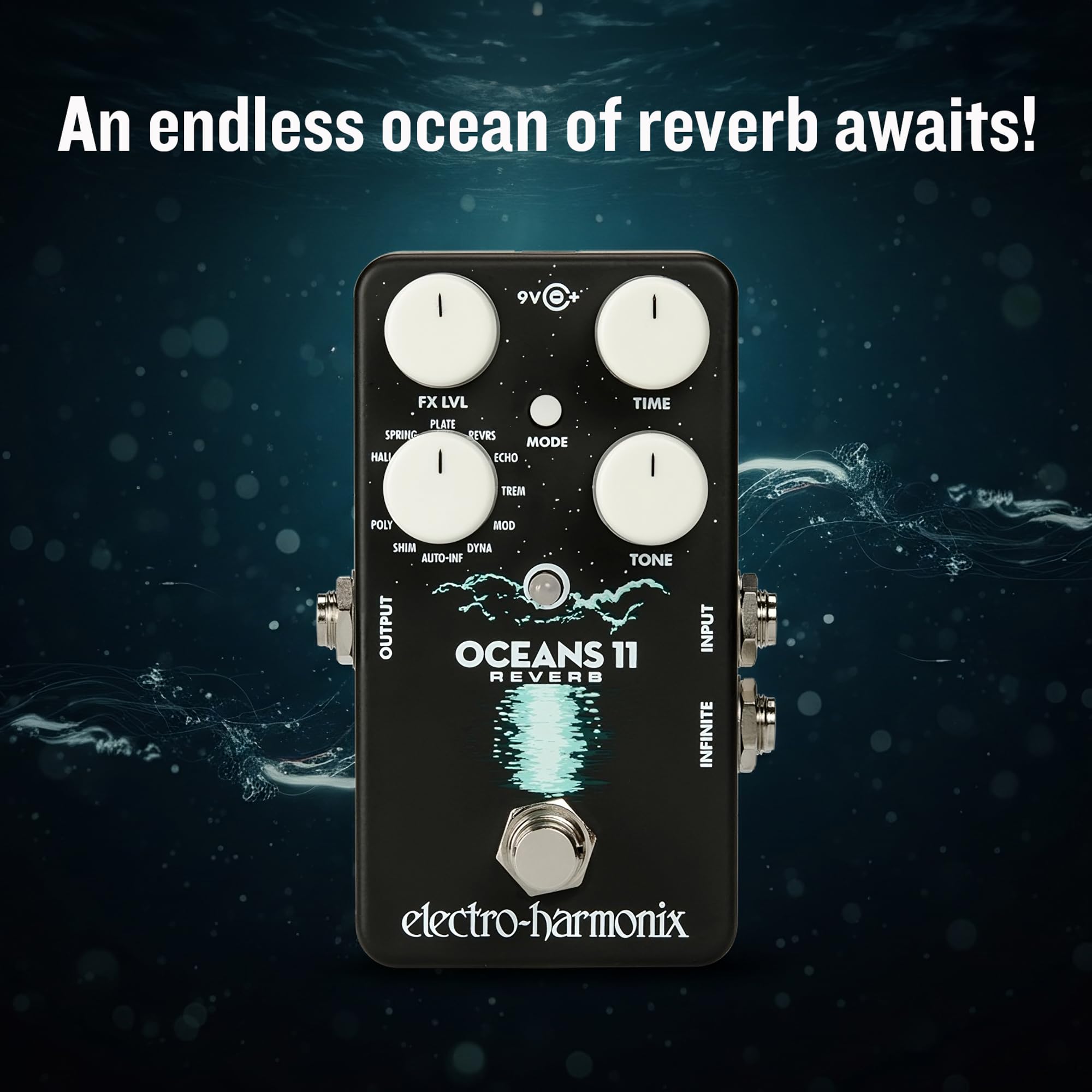 Amazon.com: Electro-Harmonix Oceans 11 Reverb Pedal : Musical