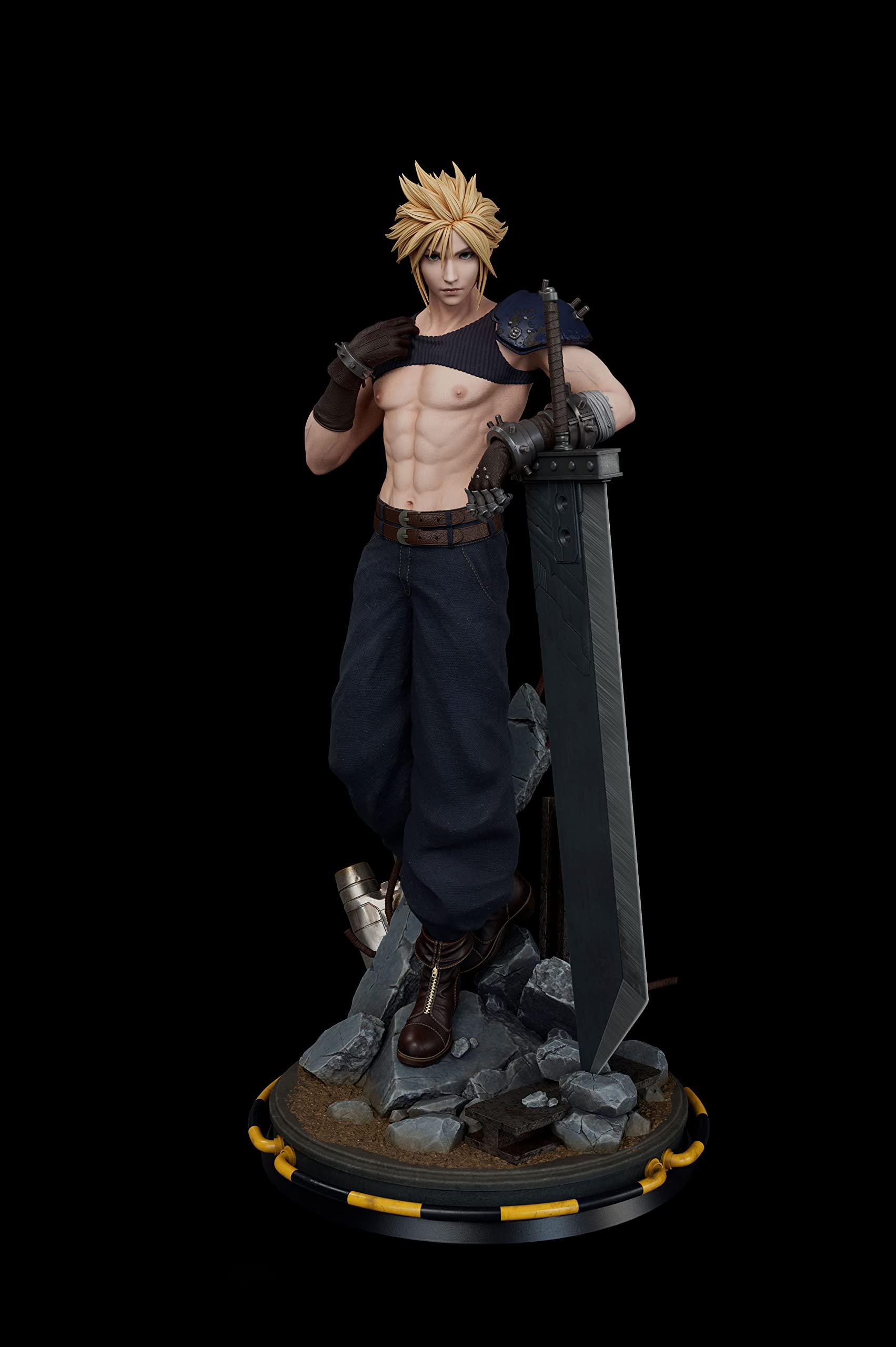 Amazon.co.jp: クラウド・ストライフ フィギュア 1/6スケール 塗装済み