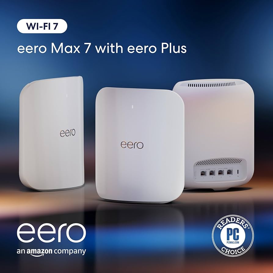 Amazon.com: Amazon eero Max 7 mesh wifi system with 1 month free