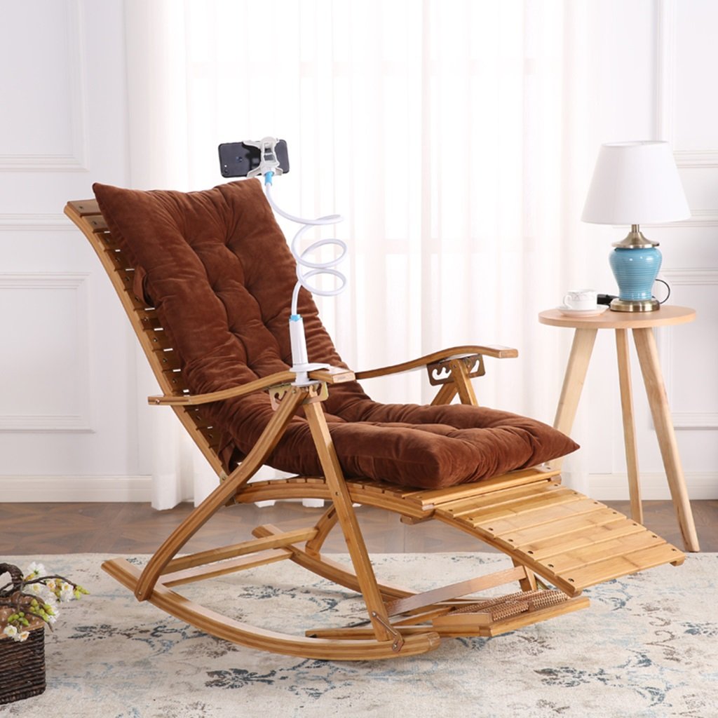 Amazon.co.jp: 竹製ロッキングチェア 大人用昼寝用チェア