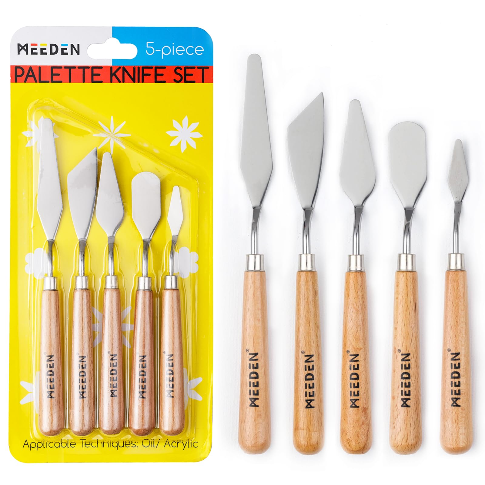 Amazon.com: MEEDEN 5Pcs Palette Knife Set: Stainless Steel