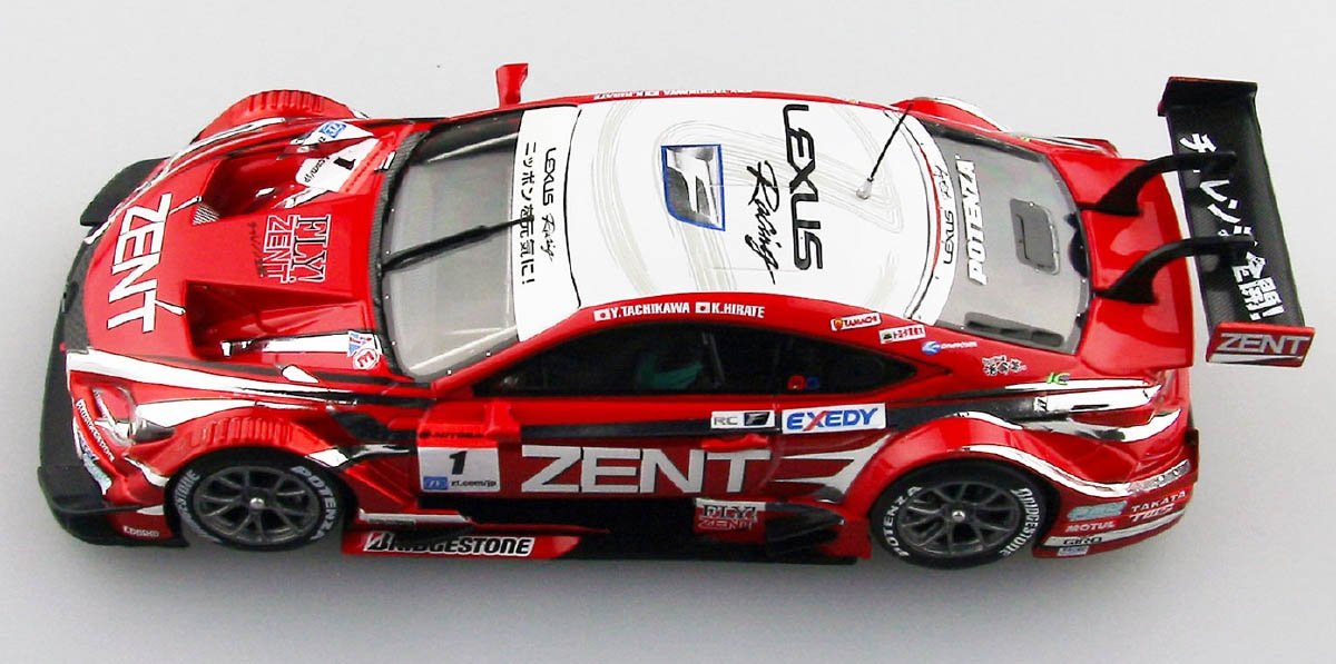 Amazon.co.jp: エブロ 1/43 ZENT CERUMO RC F SUPER GT500 2014 No.1