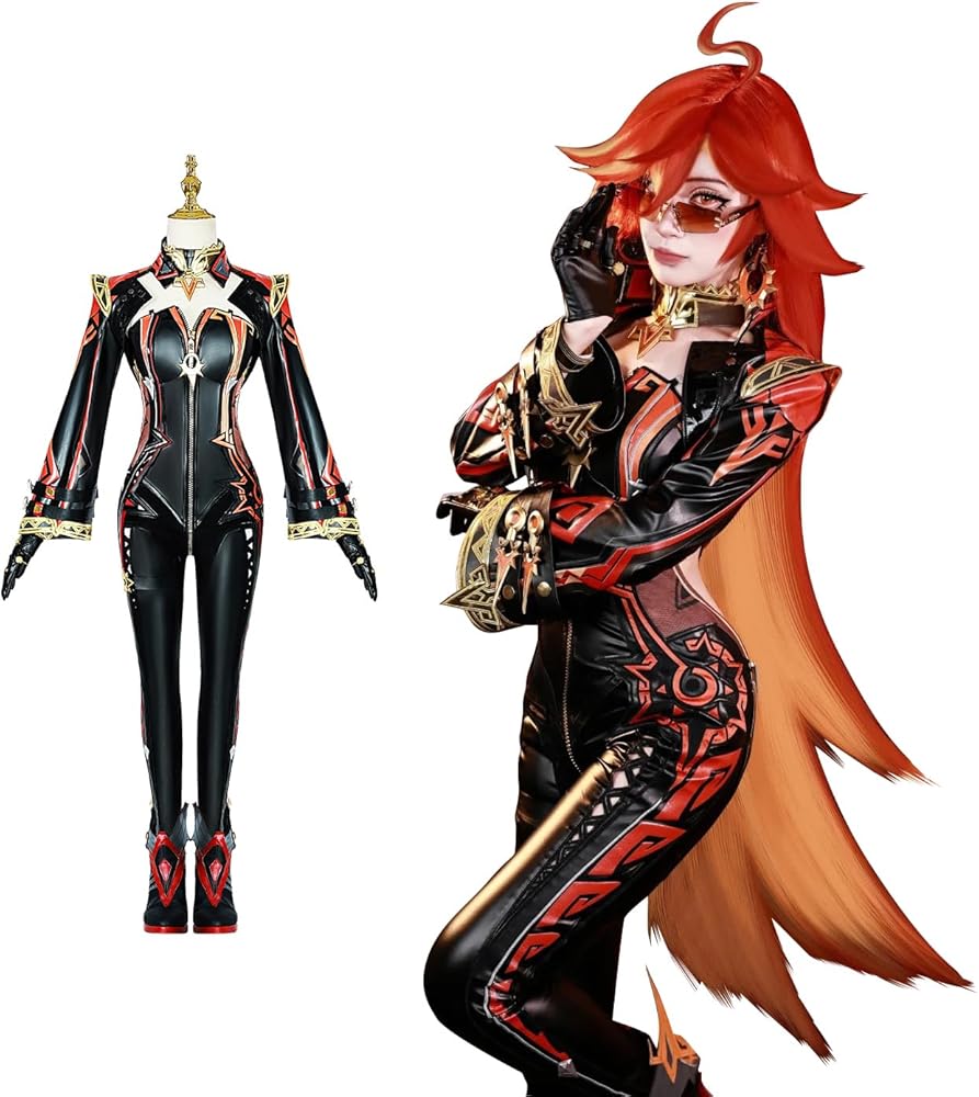 Amazon.co.jp: [Noblelady] 原神 ナタ 炎神 マーヴィカ コスプレ衣装