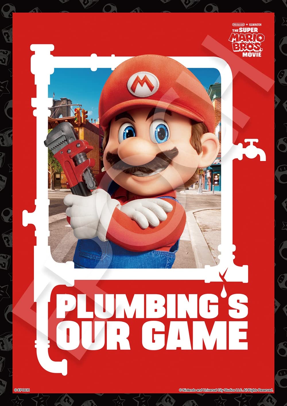 Amazon | エポック社 108ピース ジグソーパズル スーパーマリオ マリオ