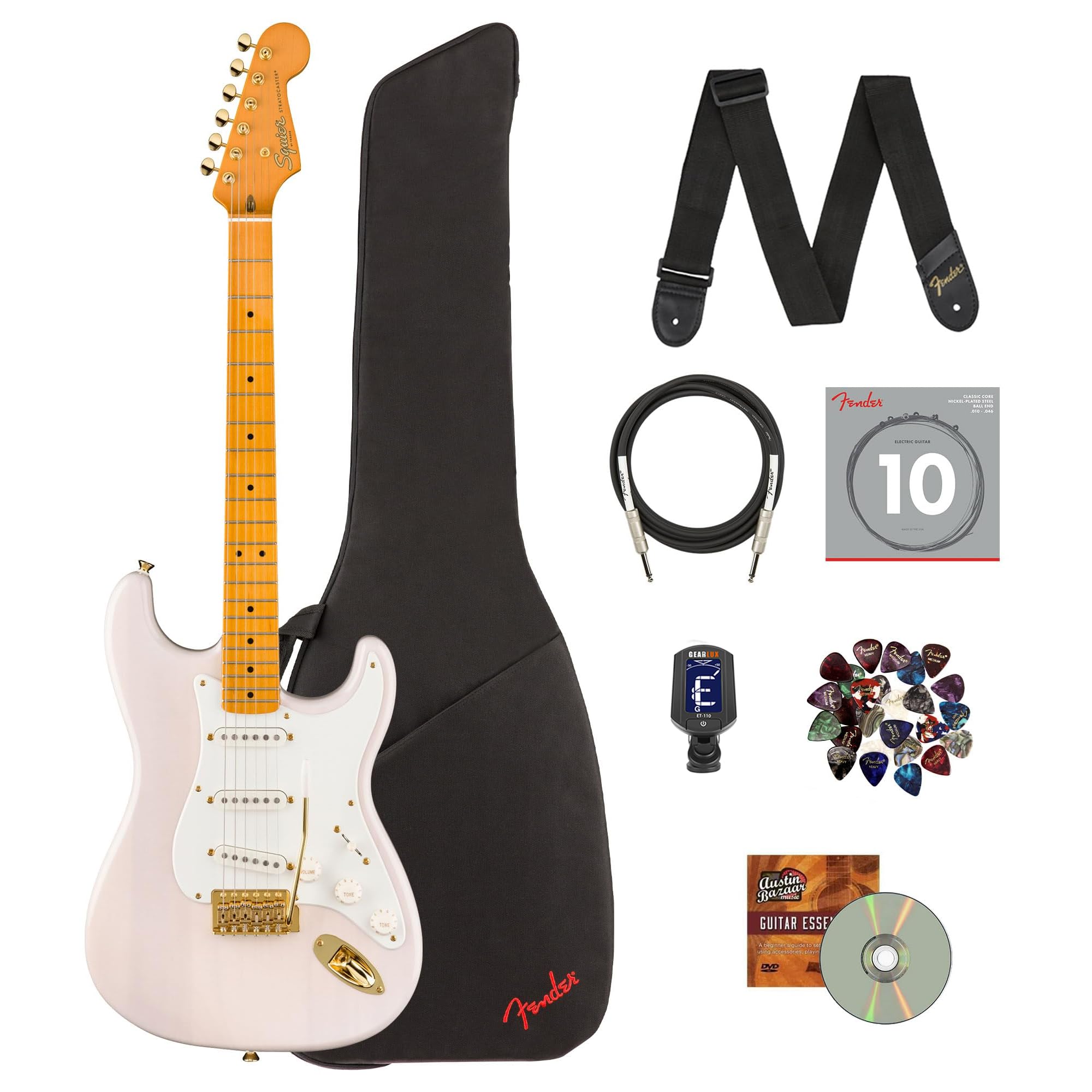 Amazon.com: Fender Squier Classic Vibe '50s Stratocaster - White