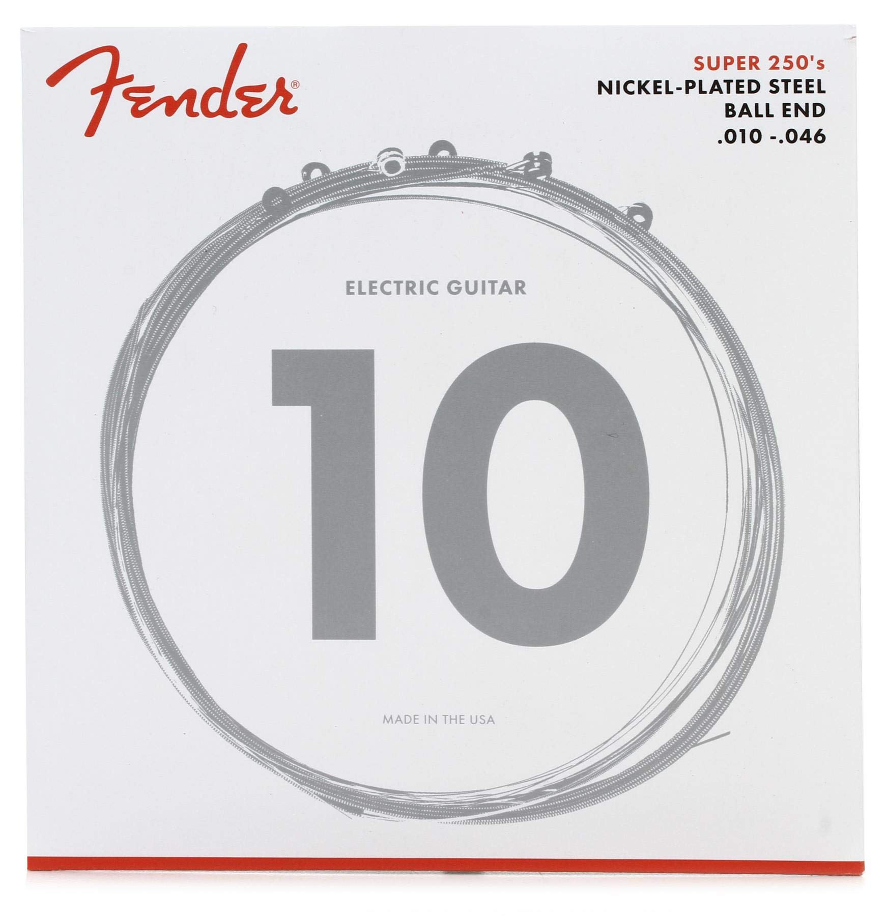 Amazon.co.jp: Fender エレキギター弦 Super 250 Guitar Strings