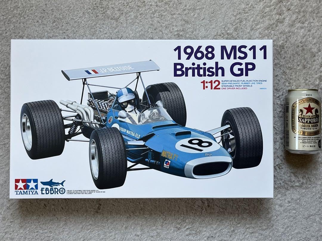 Amazon.co.jp: エブロ/タミヤ 1/12 マトラMS11 1968年イギリスGP w