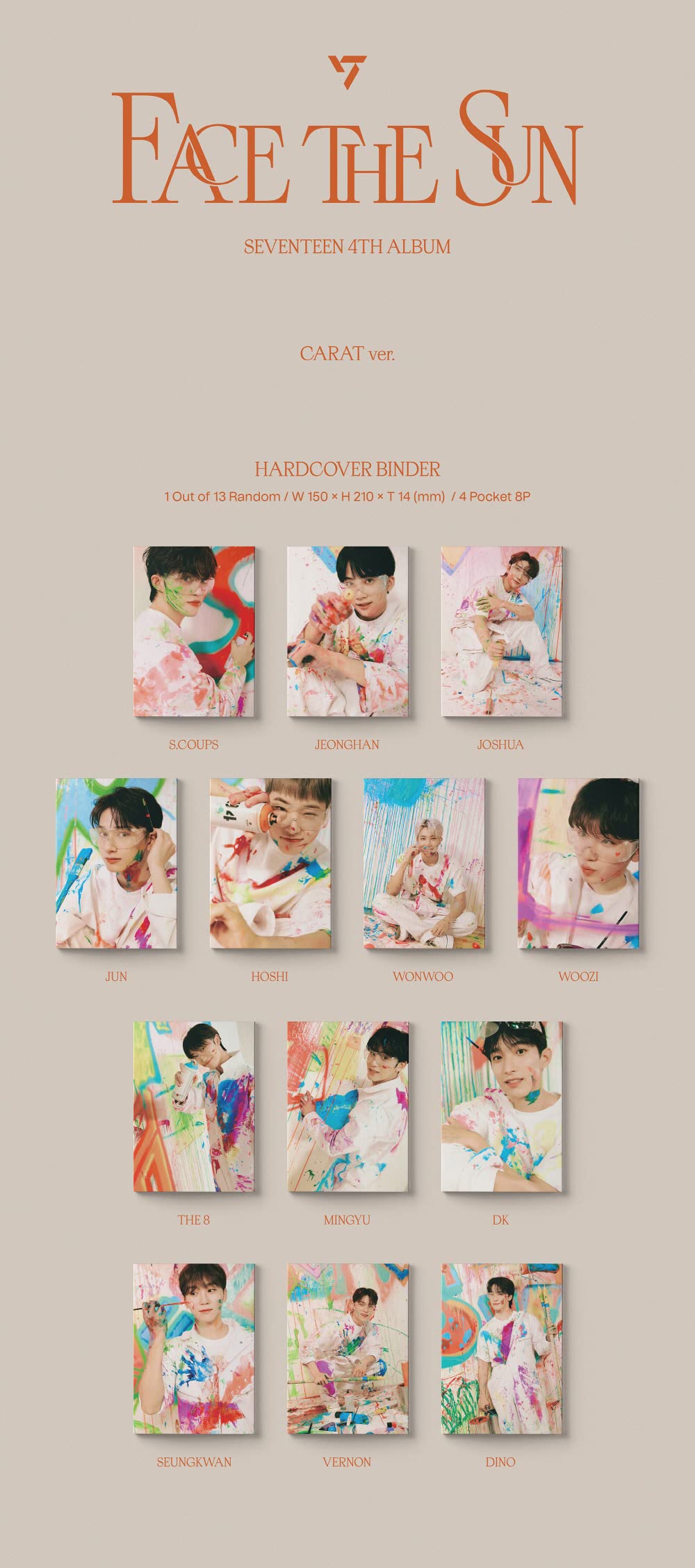 Amazon.co.jp: PLEDIS SEVENTEEN - Face the Sun [CARAT ver.] 4th