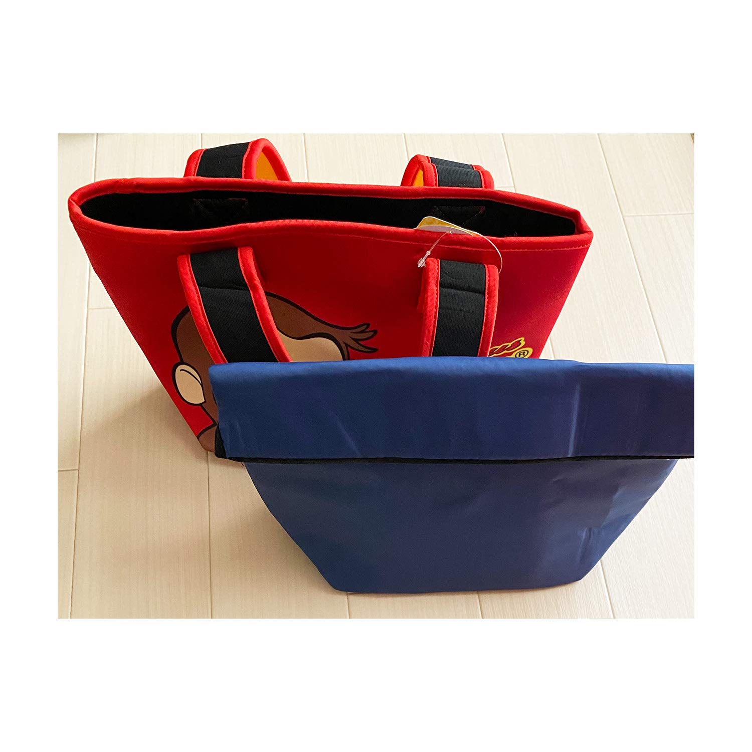 Amazon.co.jp: おさるのジョージ 保温保冷バッグ ジョージ レッド