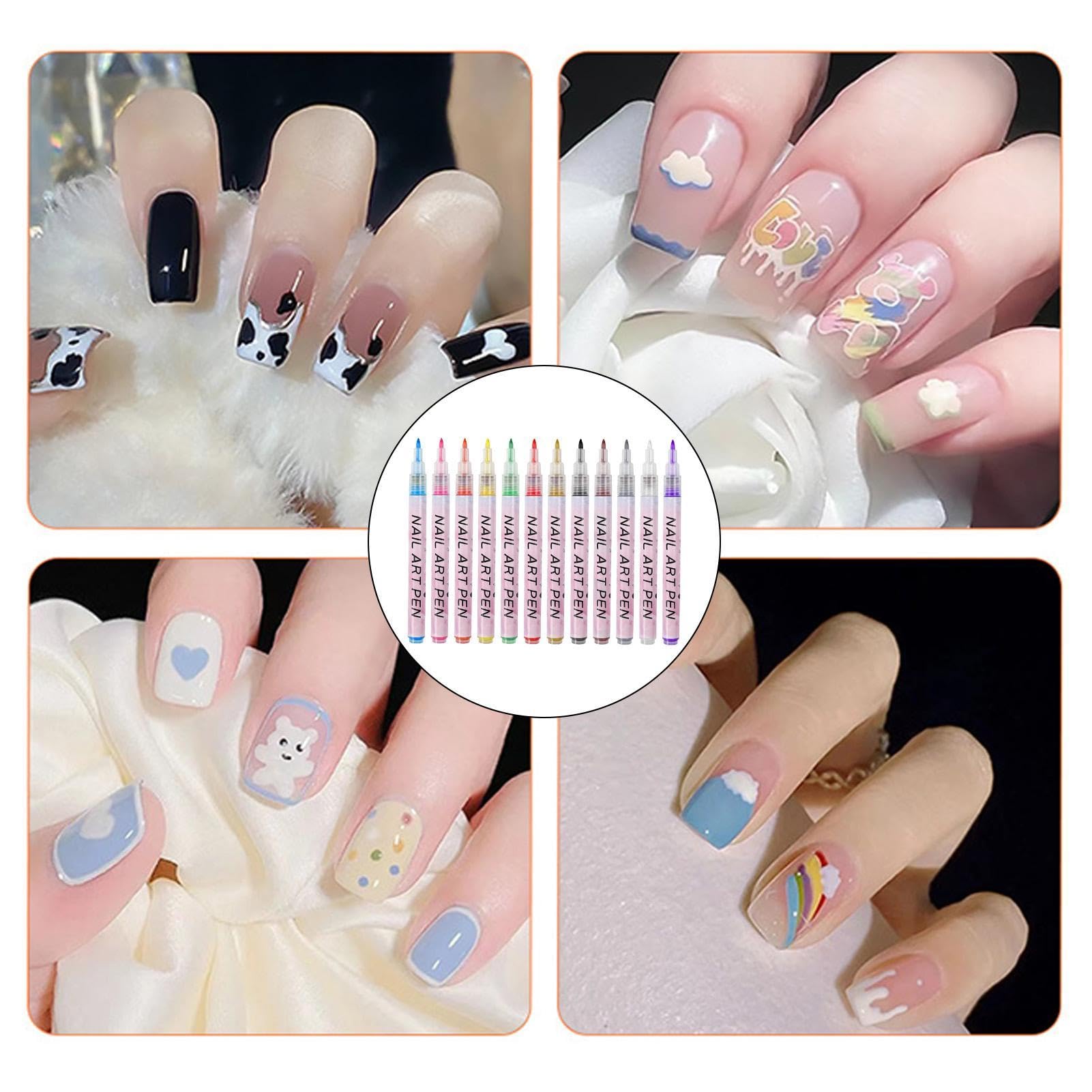 Amazon.co.jp: ネイルアートペン | マニキュア ペン セット | クイック