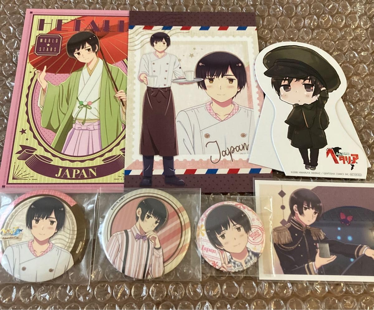 Amazon.co.jp: ヘタリア 日本 豪華グッズセット 特典 缶バッジ まとめ