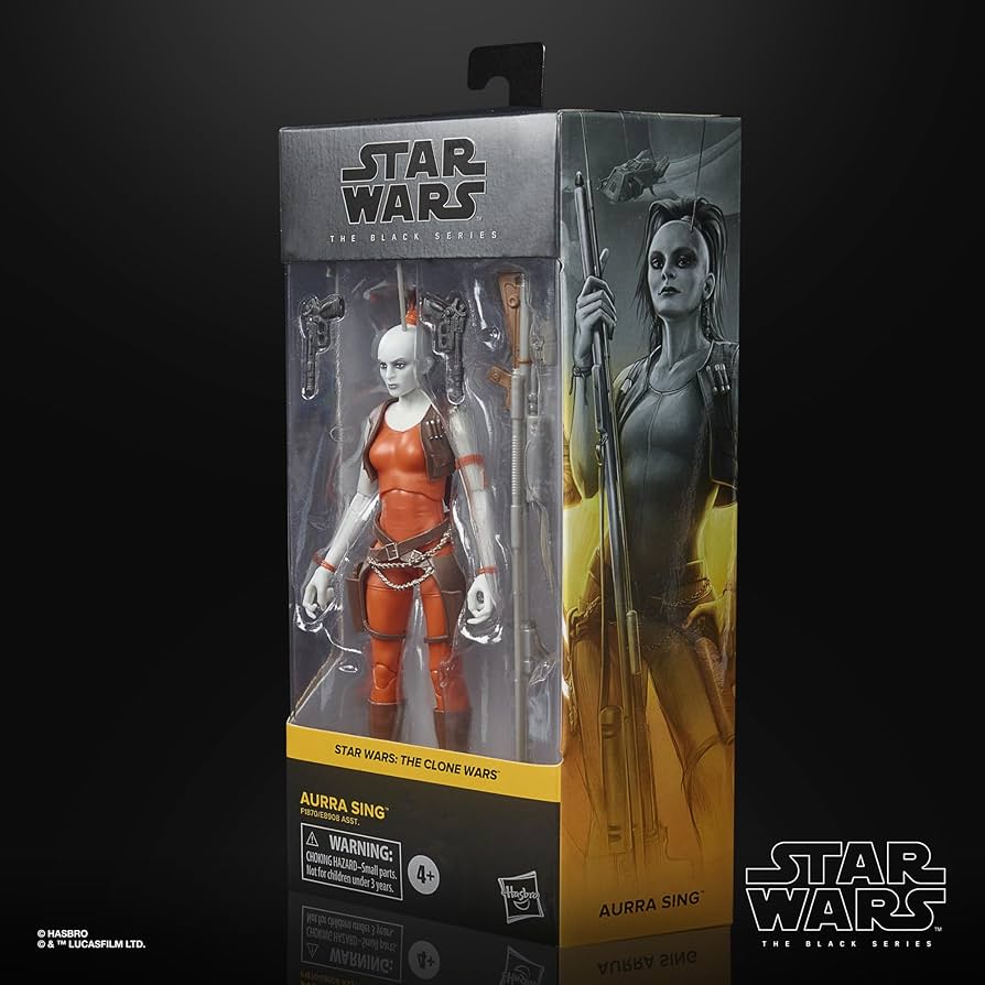 Amazon.com: STAR WARS The Black Series Aurra Sing Toy 6-Inch-Scale
