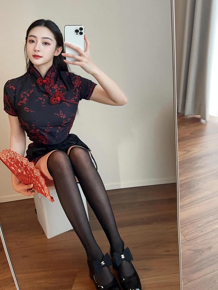 Amazon.co.jp: [Rhowena] チャイナ服 メイド服 コスプレ アニメ