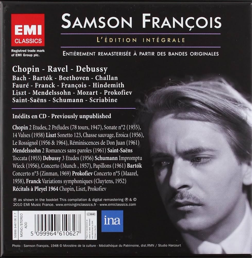 Amazon.com: Samson François: The Complete EMI Recordings