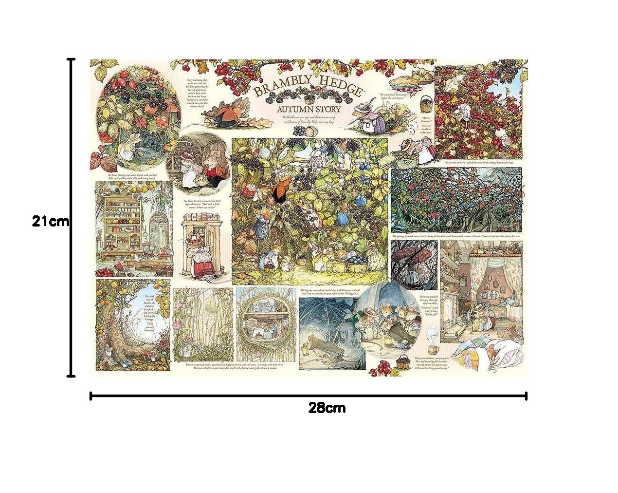 Amazon.co.jp: Cobble Hill 1000ピースパズル - Brambly Hedge Autumn