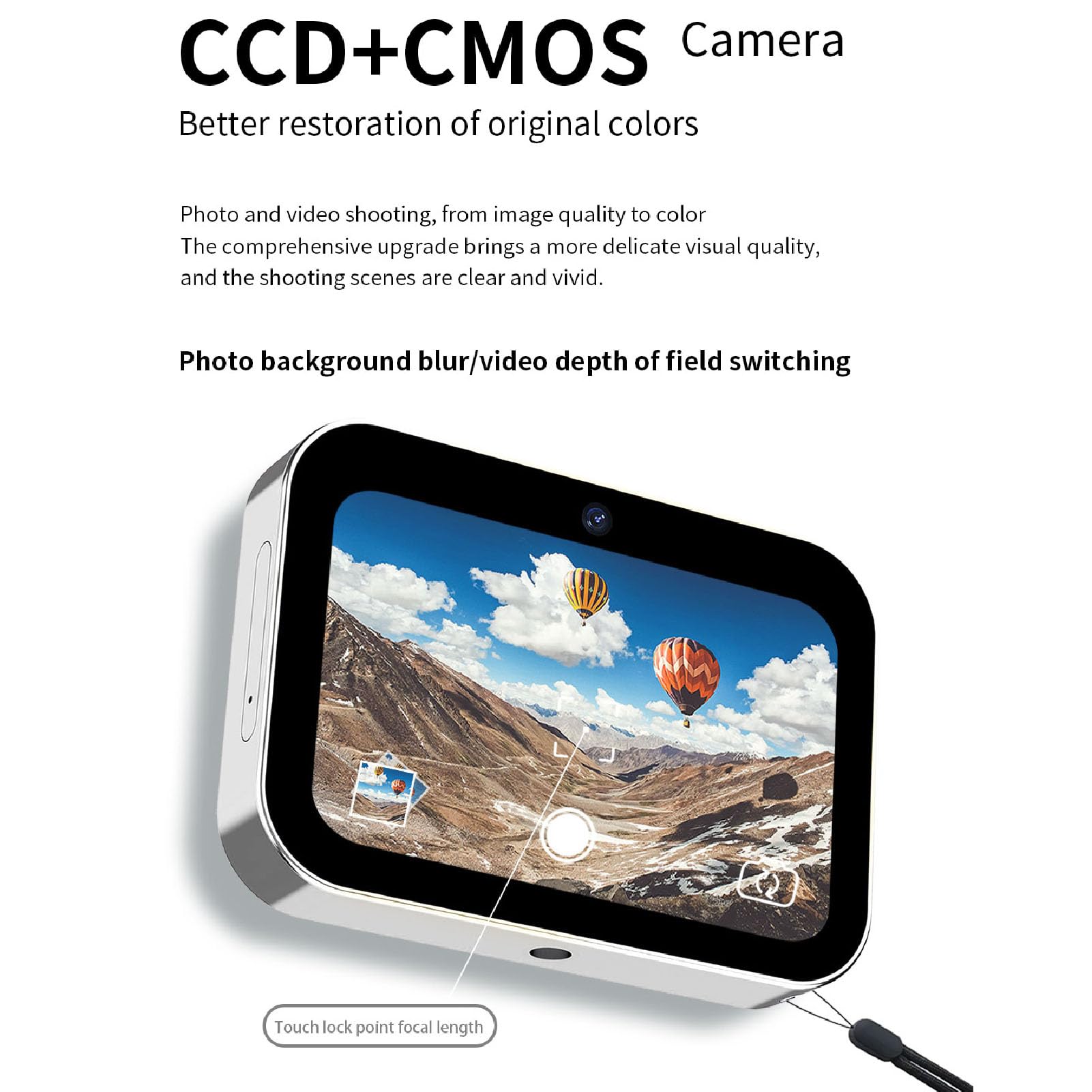 Amazon.com : 64MP 4K Digital Camera, D6 3in Digital Point and