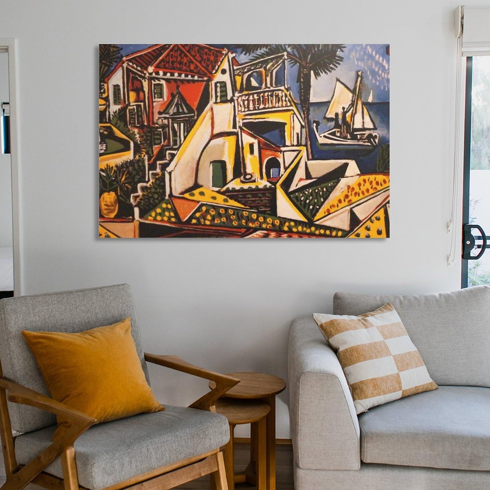 Amazon.co.jp: Pablo Picassoパブロ・ピカソ《地中海の風景》ポスター