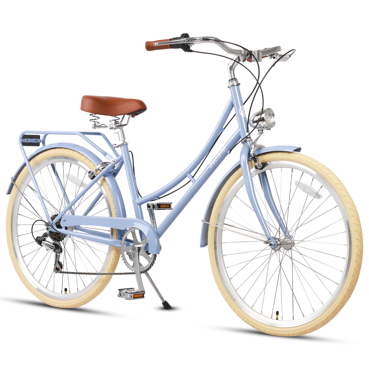 Amazon | AVASTA通勤通学シティーサイクル26インチ自転車シマノ6段変速