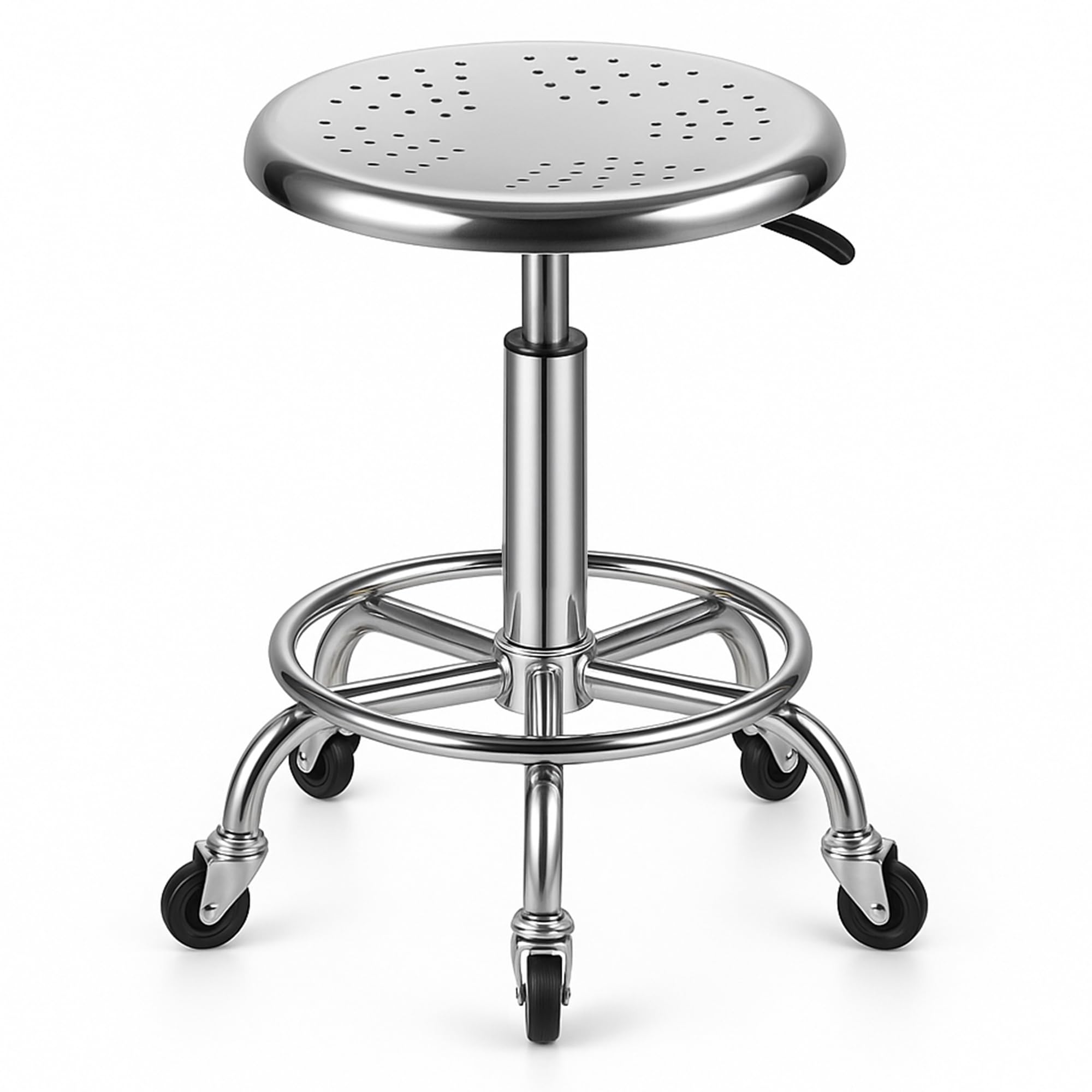 Amazon.com: ZWJLIZI Rolling Stool, Stainless Steel Workbench Stool