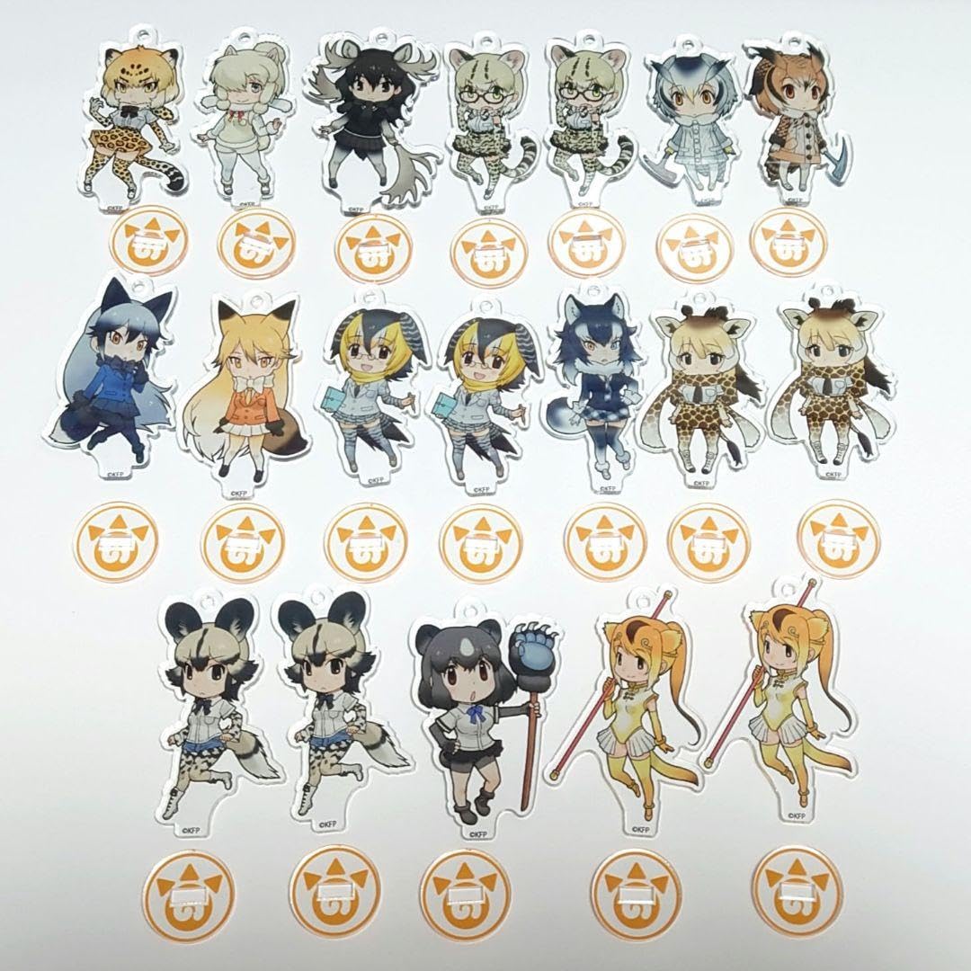 Amazon.co.jp: けものフレンズ アクリルスタンド19個セット GC7K