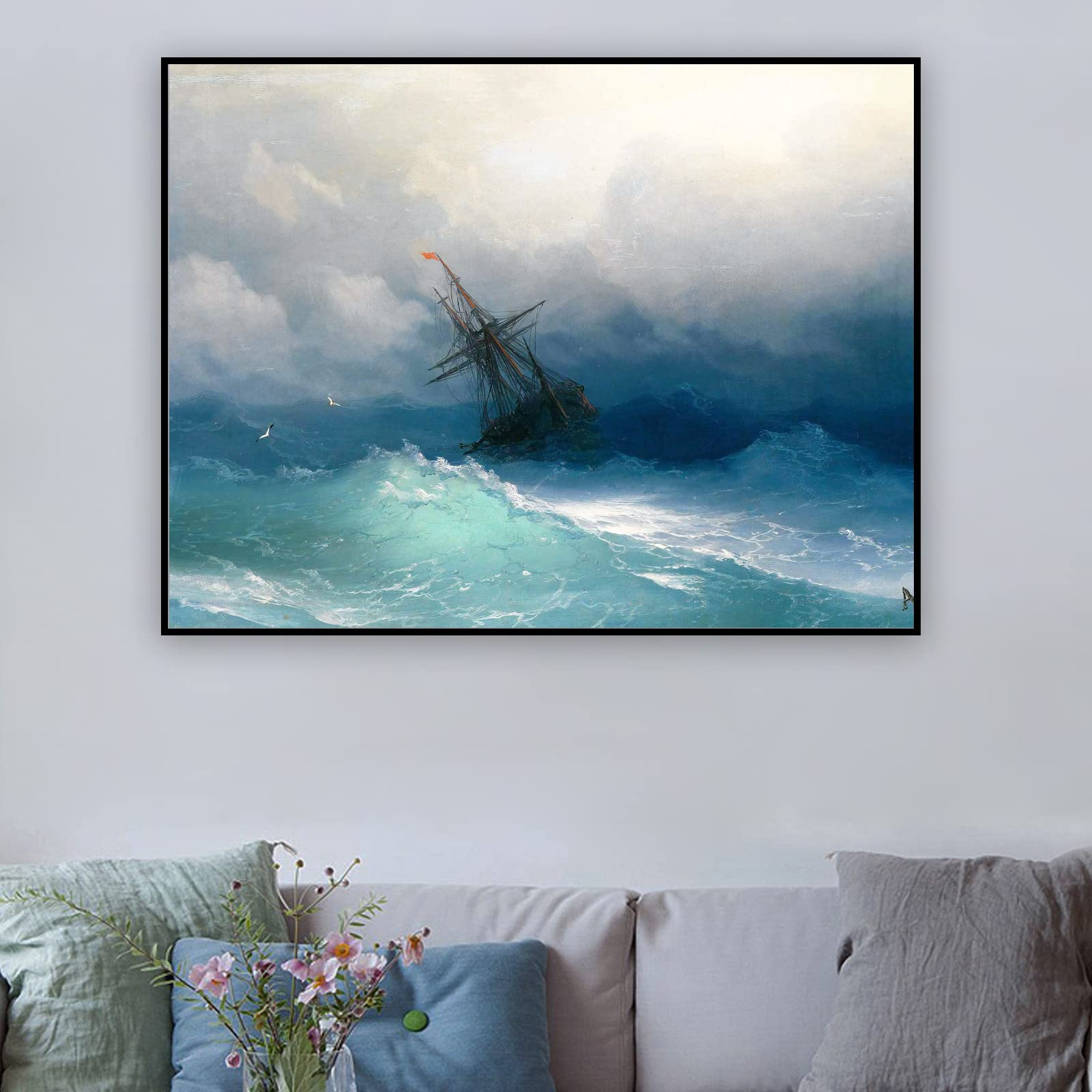 Amazon.co.jp: KWAY イヴァン・アイバゾフスキー キャンバスアート