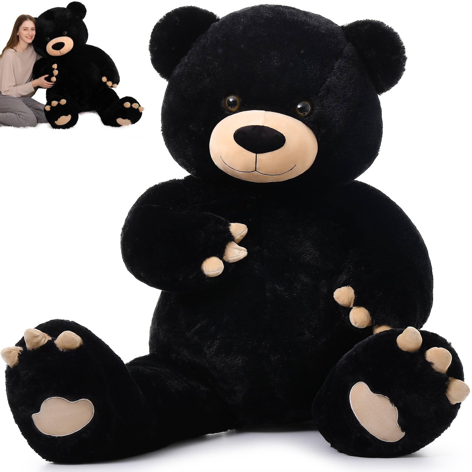 Amazon.com: MorisMos Giant Teddy Bear Stuffed Animal 5Ft, 59'' Big