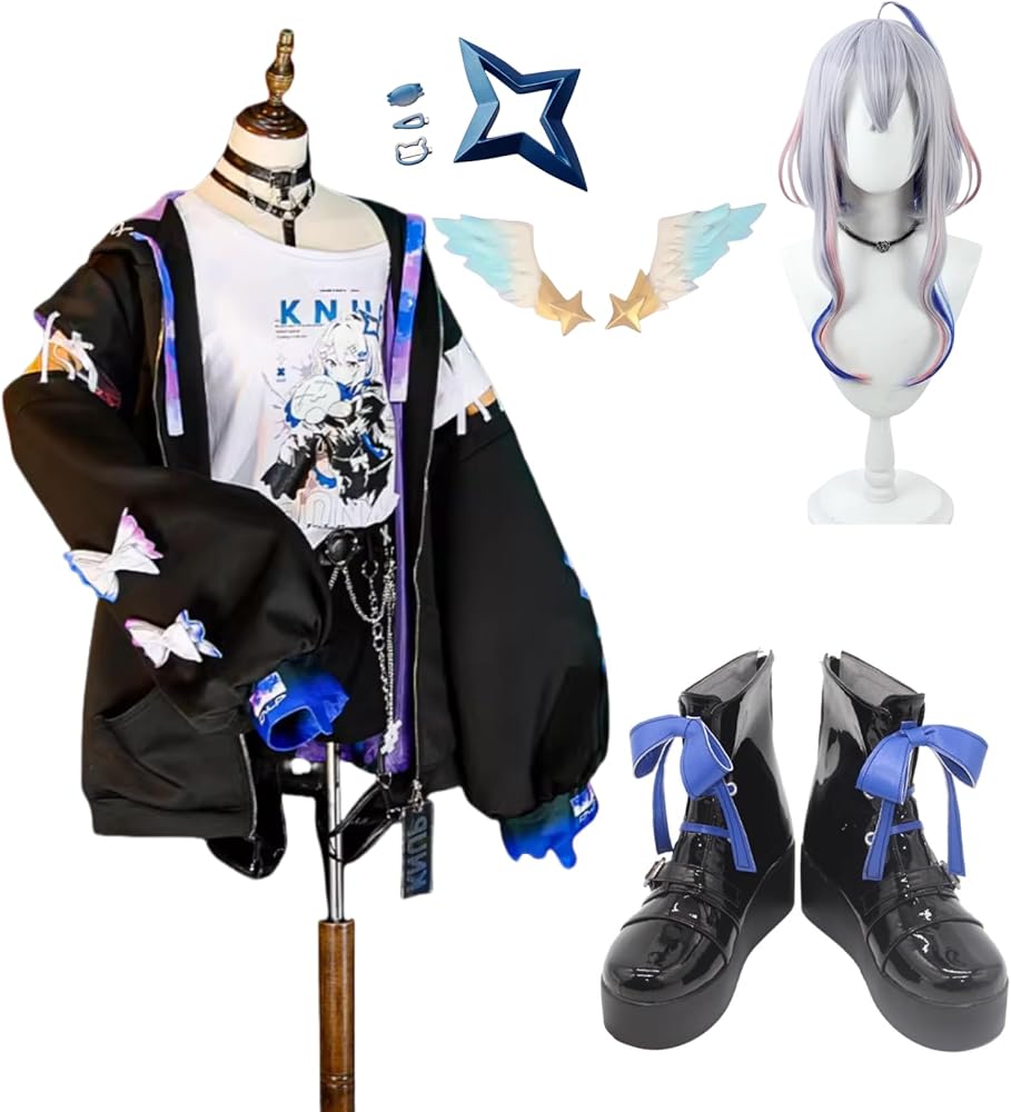 Amazon.co.jp: [ACQ] Z Vtuber 天音かなた 地雷系 衣装 コスプレ衣装