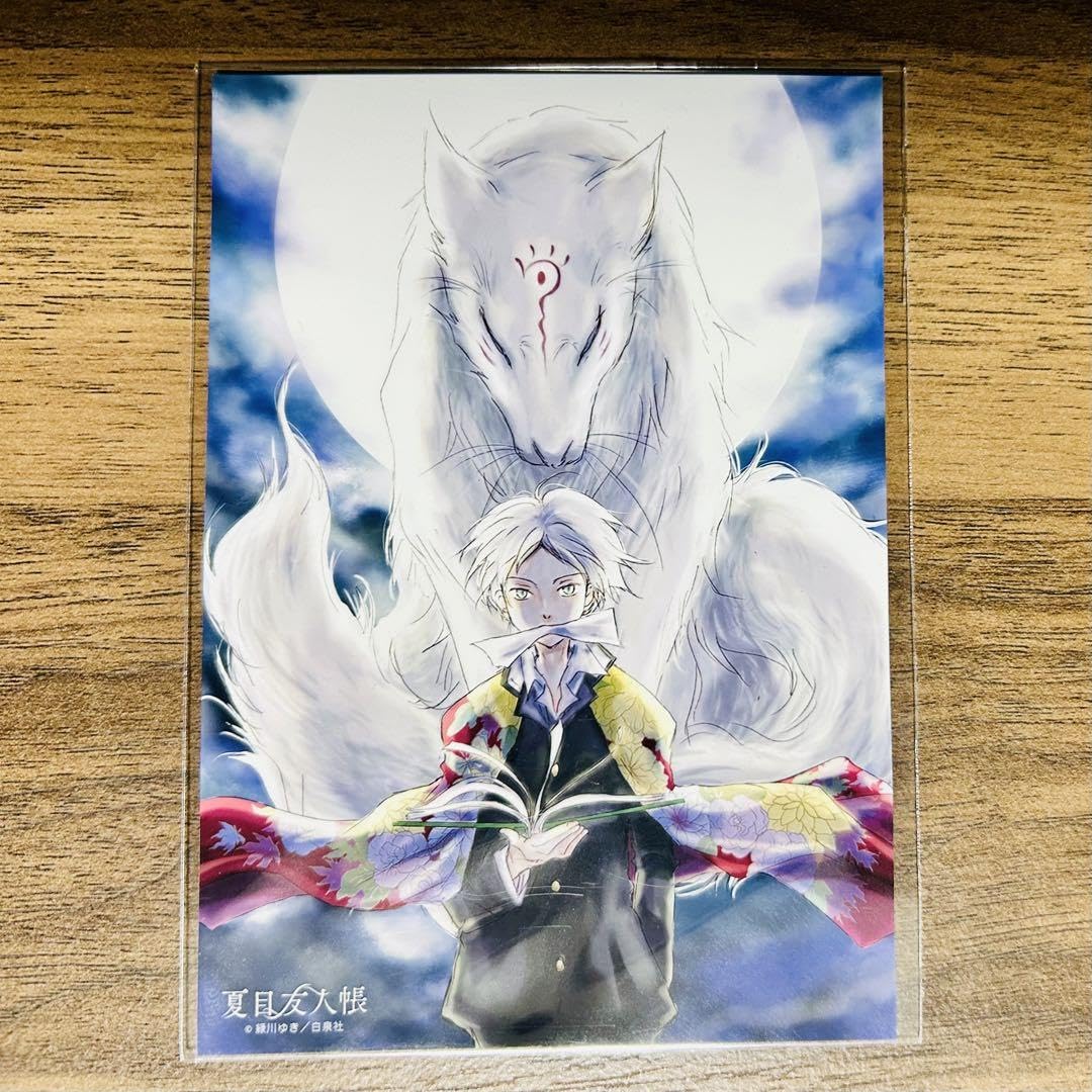 Amazon.co.jp: 夏目友人帳 原画 原作 ブロマイド 夏目 斑 ニャンコ先生