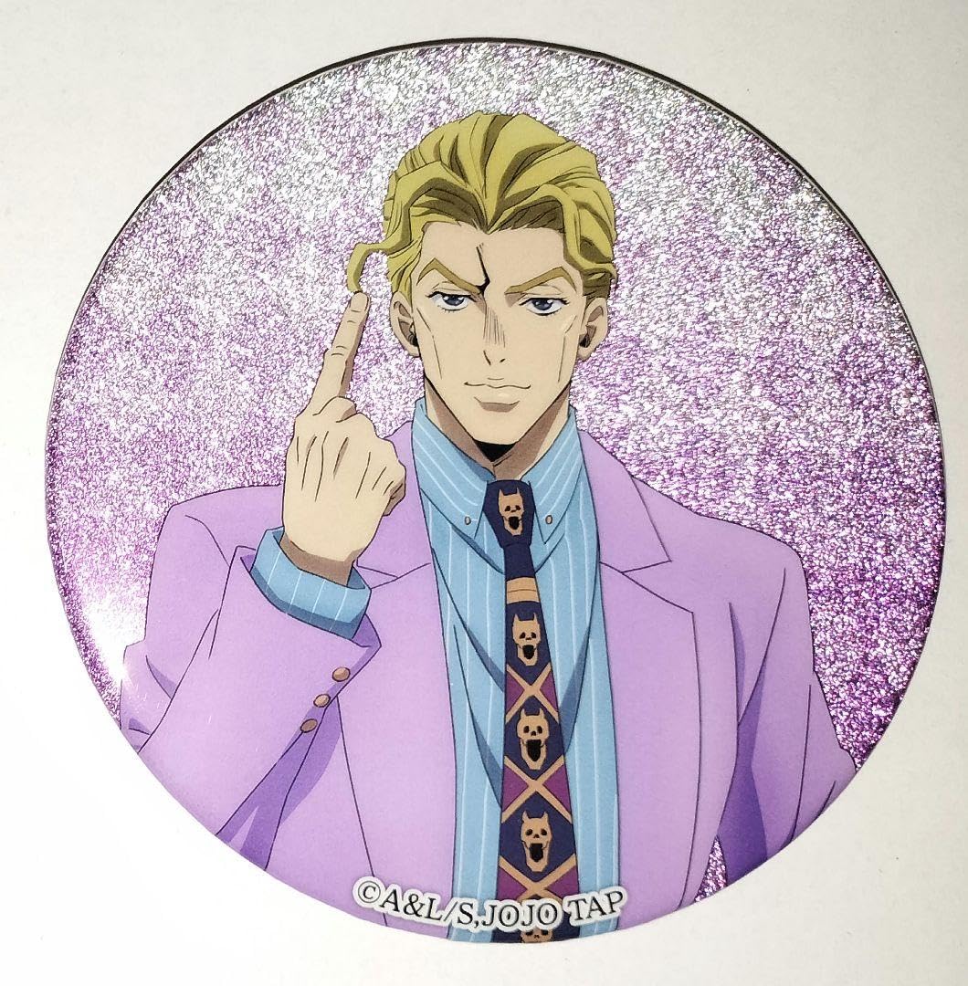 Amazon.co.jp: ジョジョ 吉良吉影 グリッター缶バッジ ジョジョ