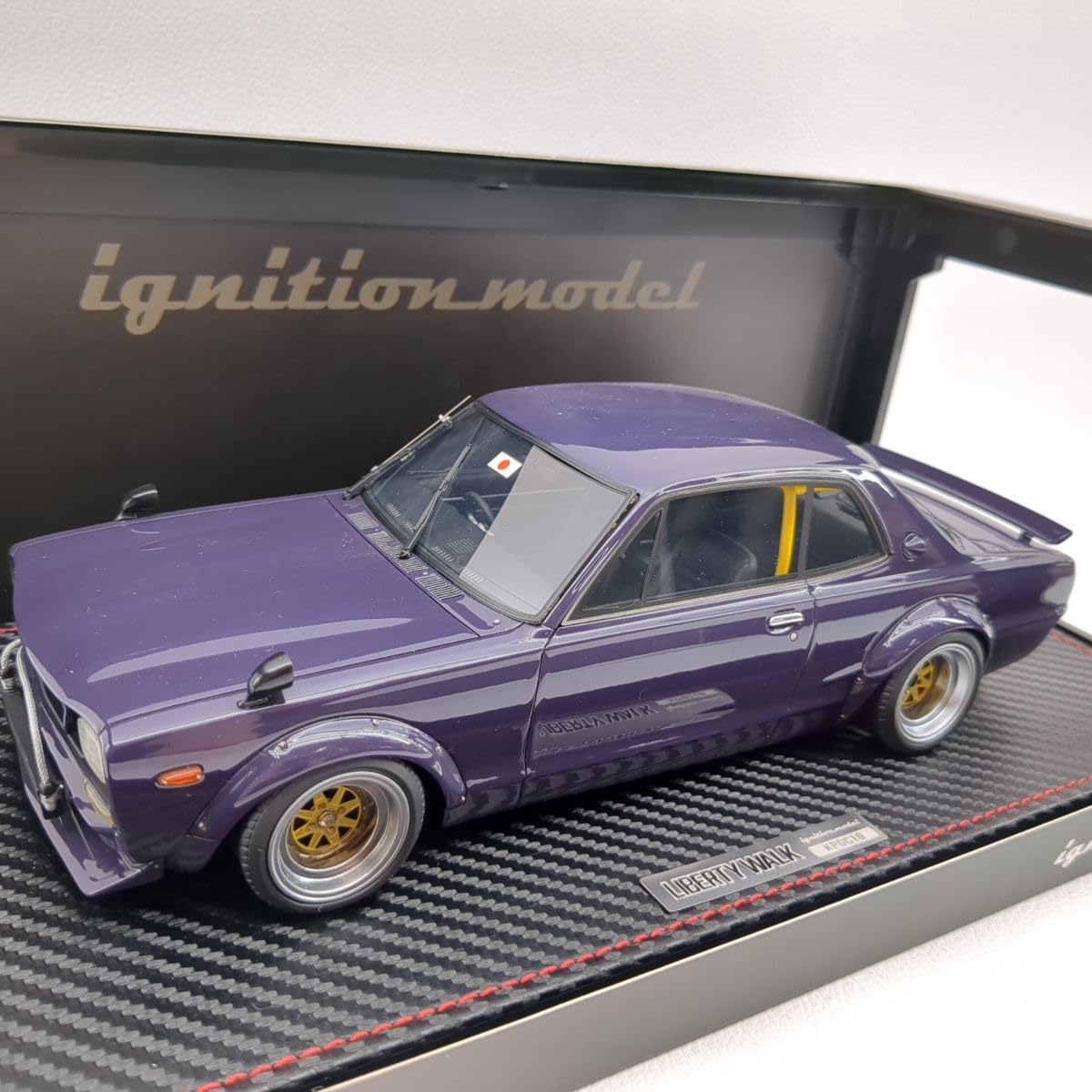 Amazon | ignition model 0437 LB-WORKS Hakosuka 2Door パープル 1/18