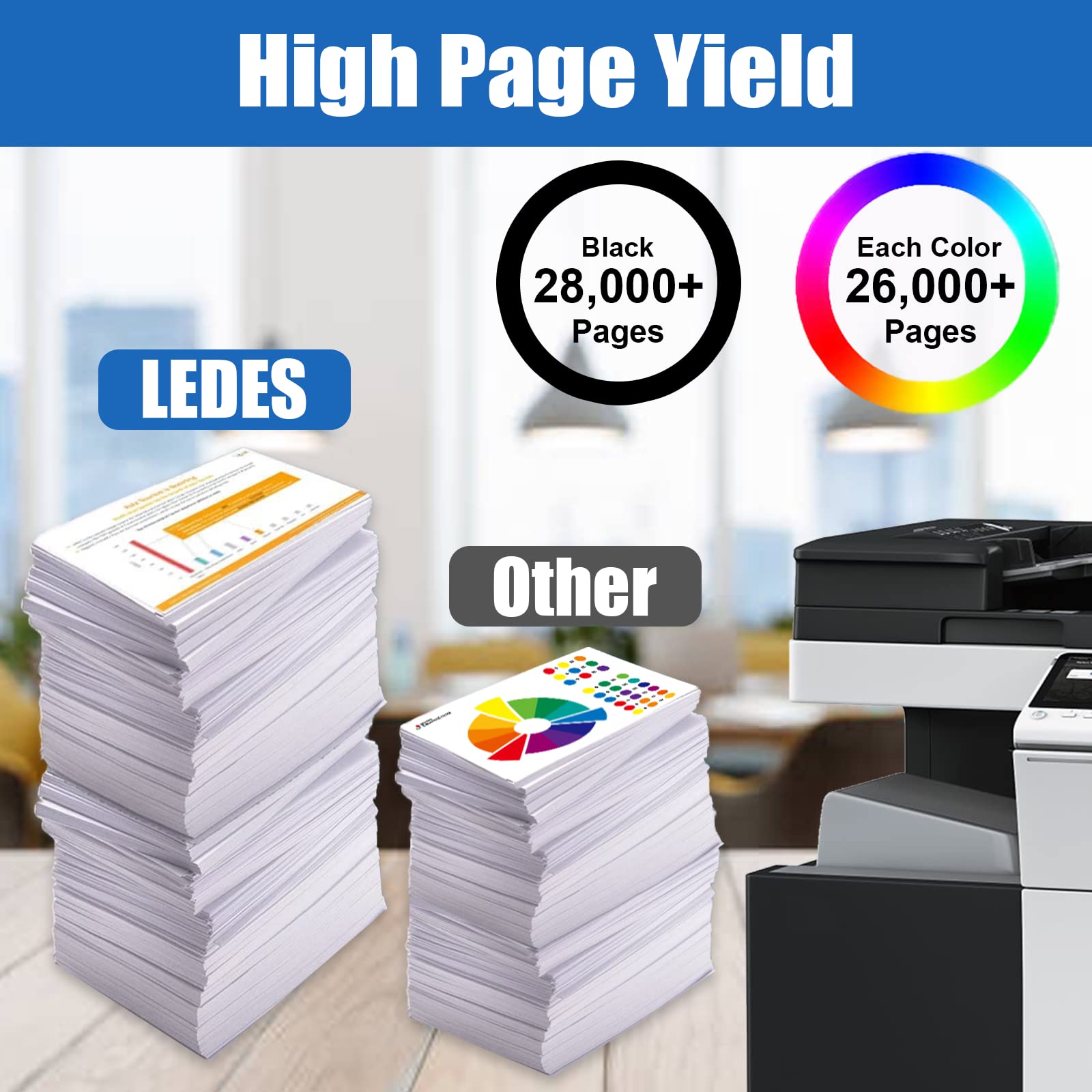 Amazon.co.jp: Ledes TN324 TN514 トナーカートリッジ 交換用 コニカ